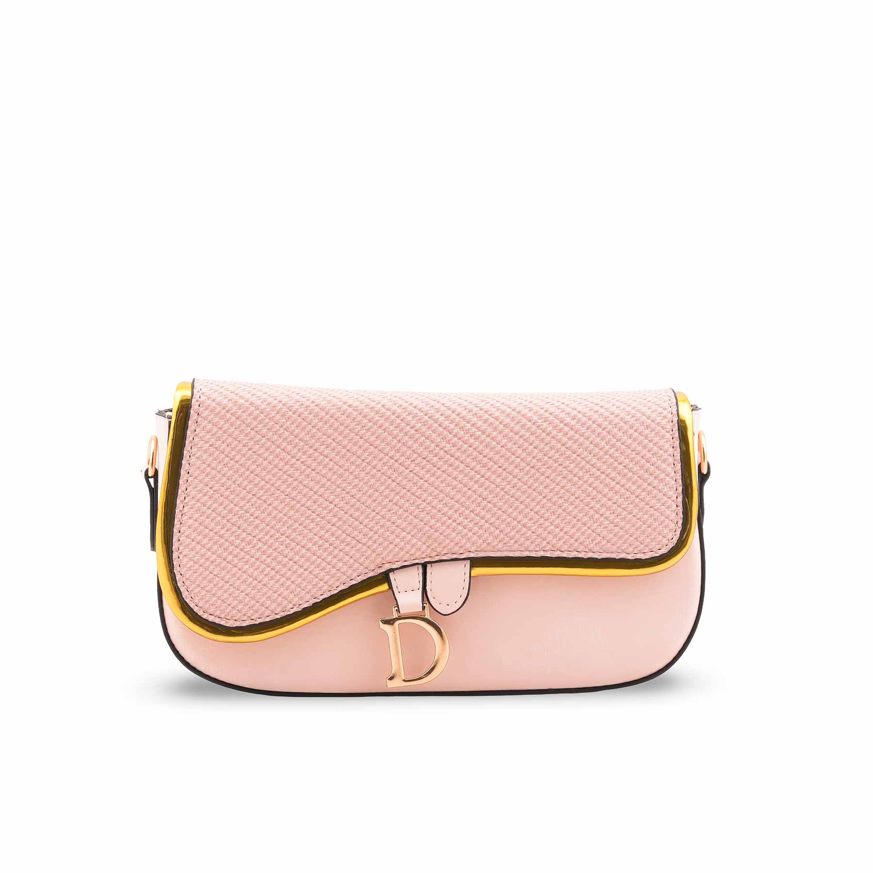 Pink Casual Pouch For Ladies P97673 - Image 2