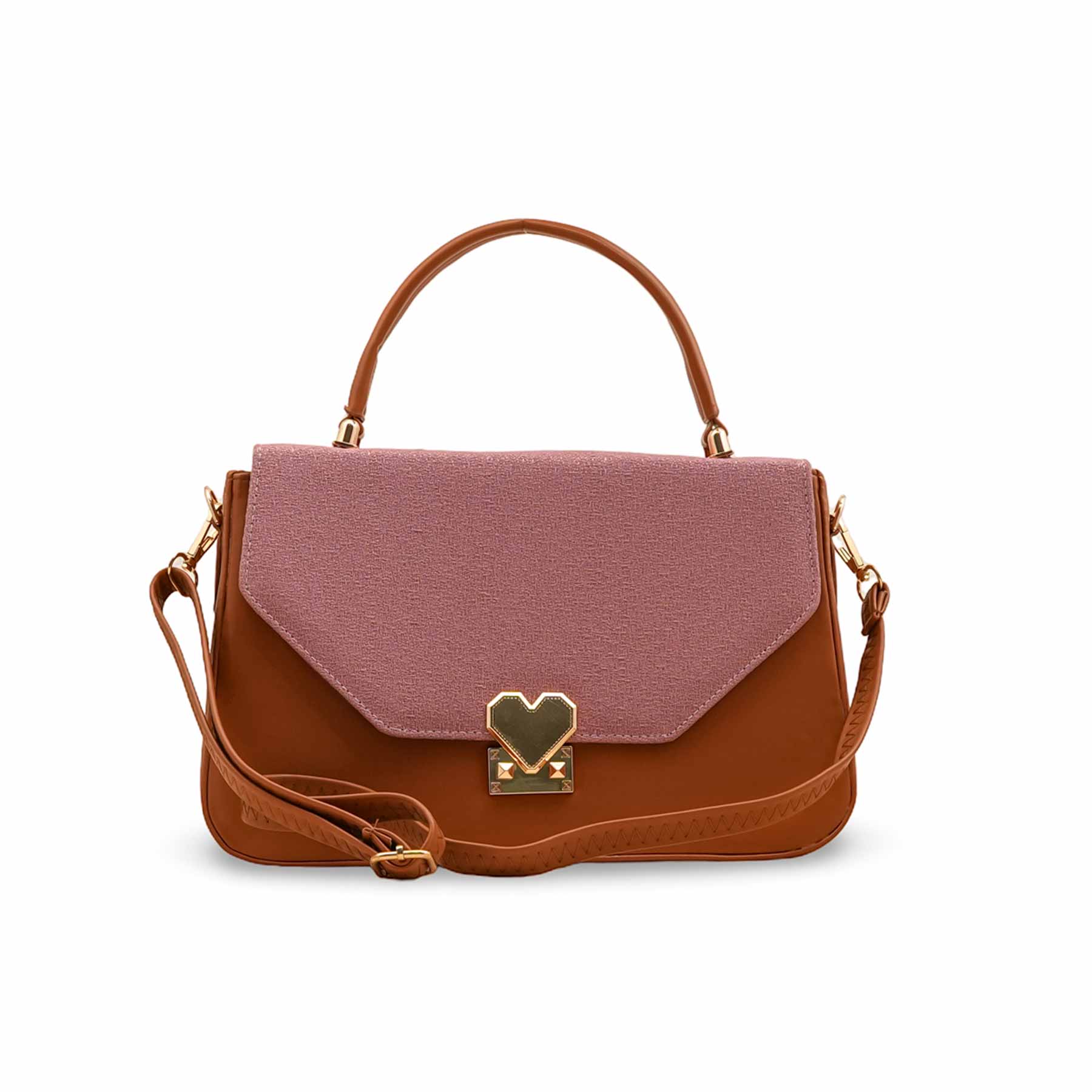 Pink Casual Shoulder Bag For Women P55804 - Image 2