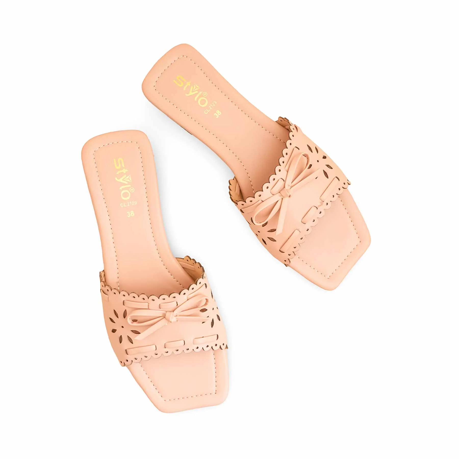 Pink Casual Slipper CL2129 - Image 5