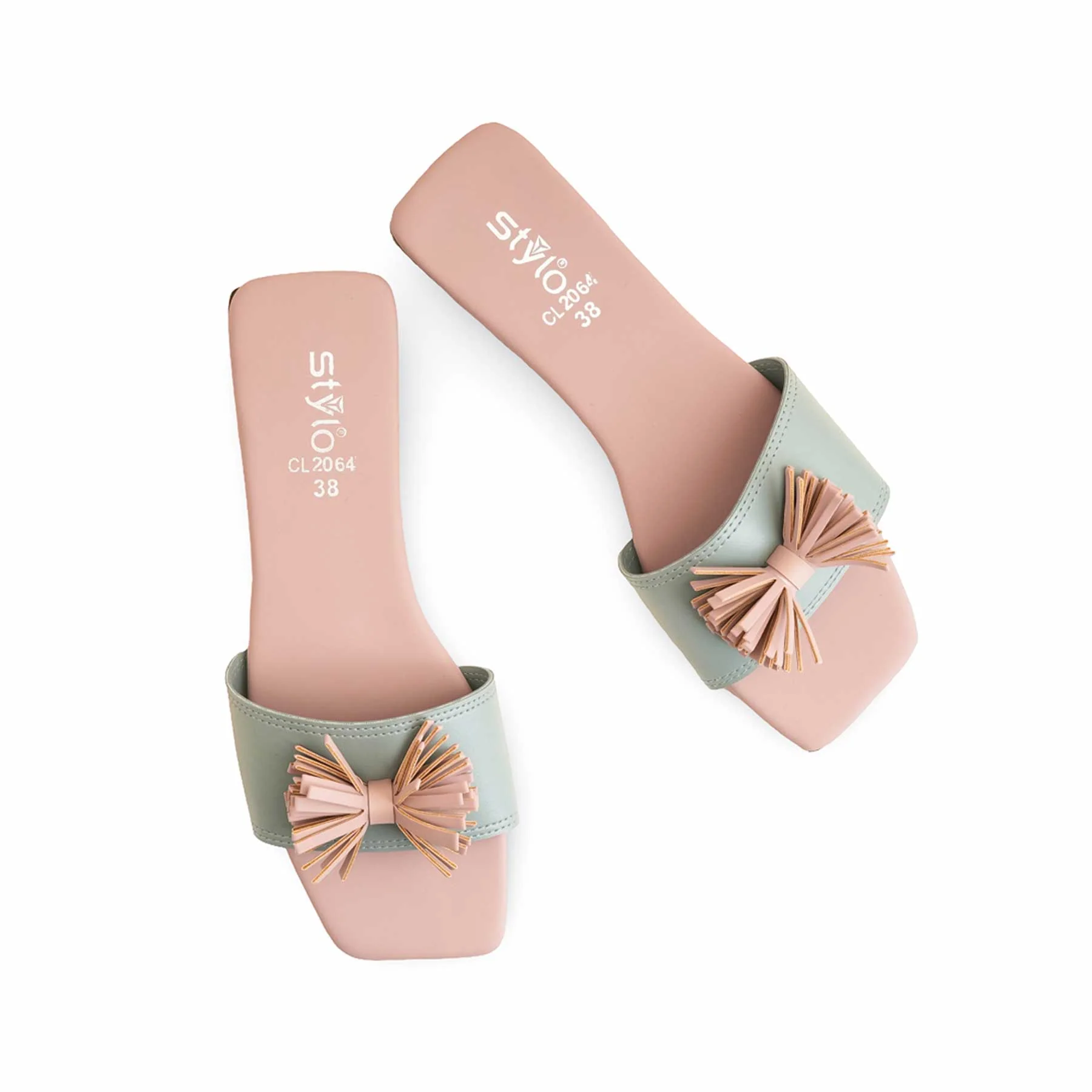 Pink Casual Slipper For Ladies Cl2064 - Image 5