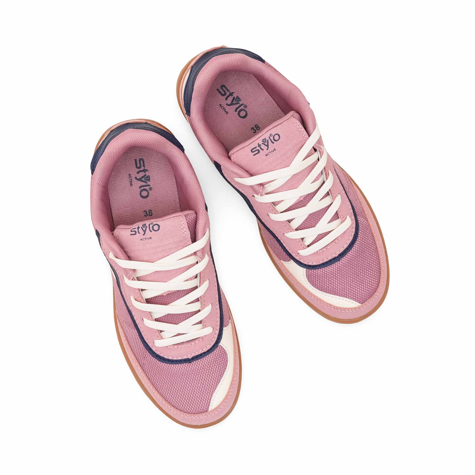 Pink Casual Sneaker For Ladies AT7466 - Image 5