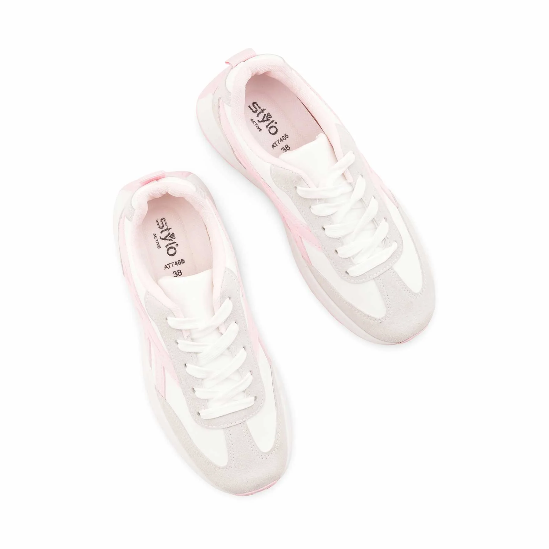 Pink Casual Sneaker For Women AT7485 - Image 5