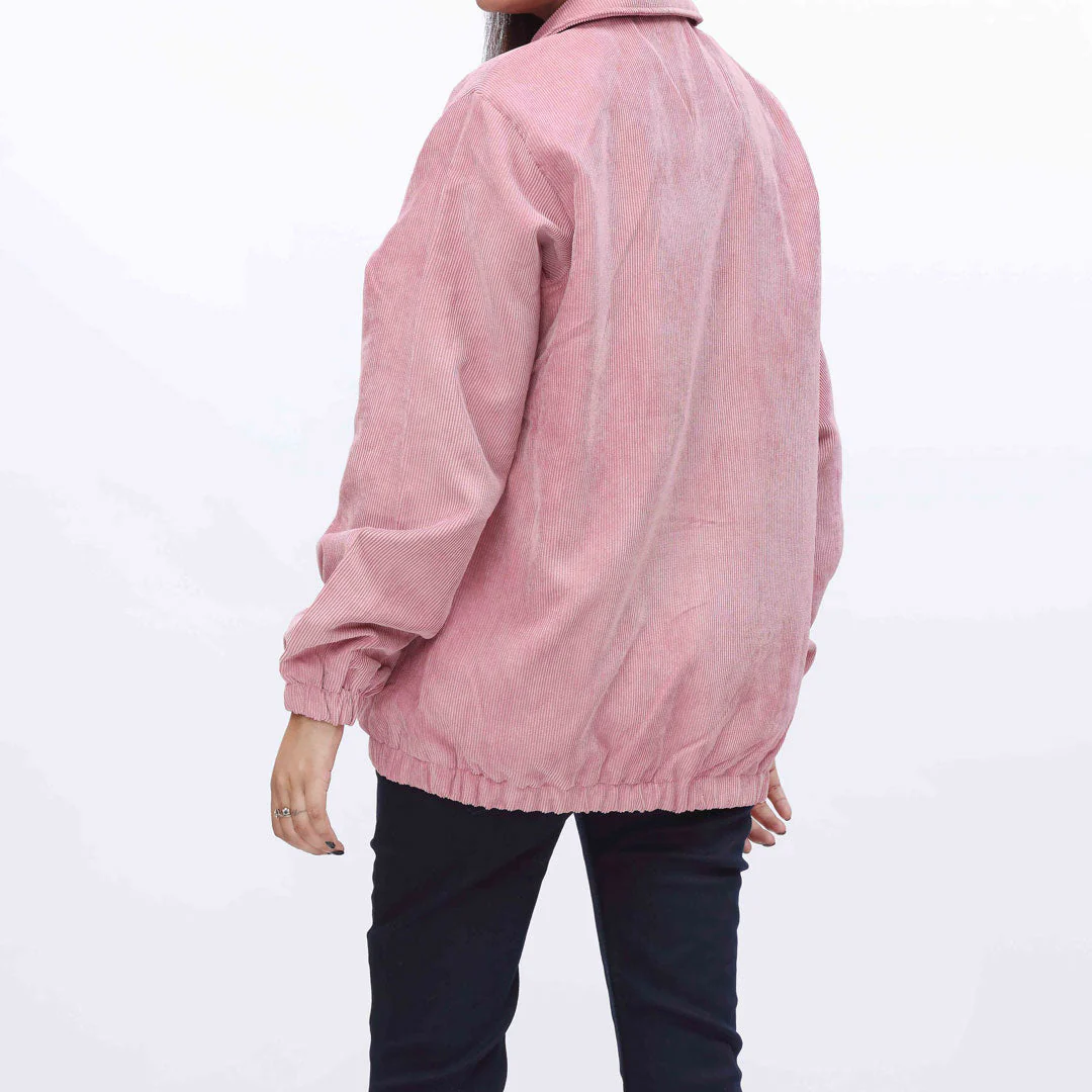 Pink Corduroy Jacket PW9054 - Image 3