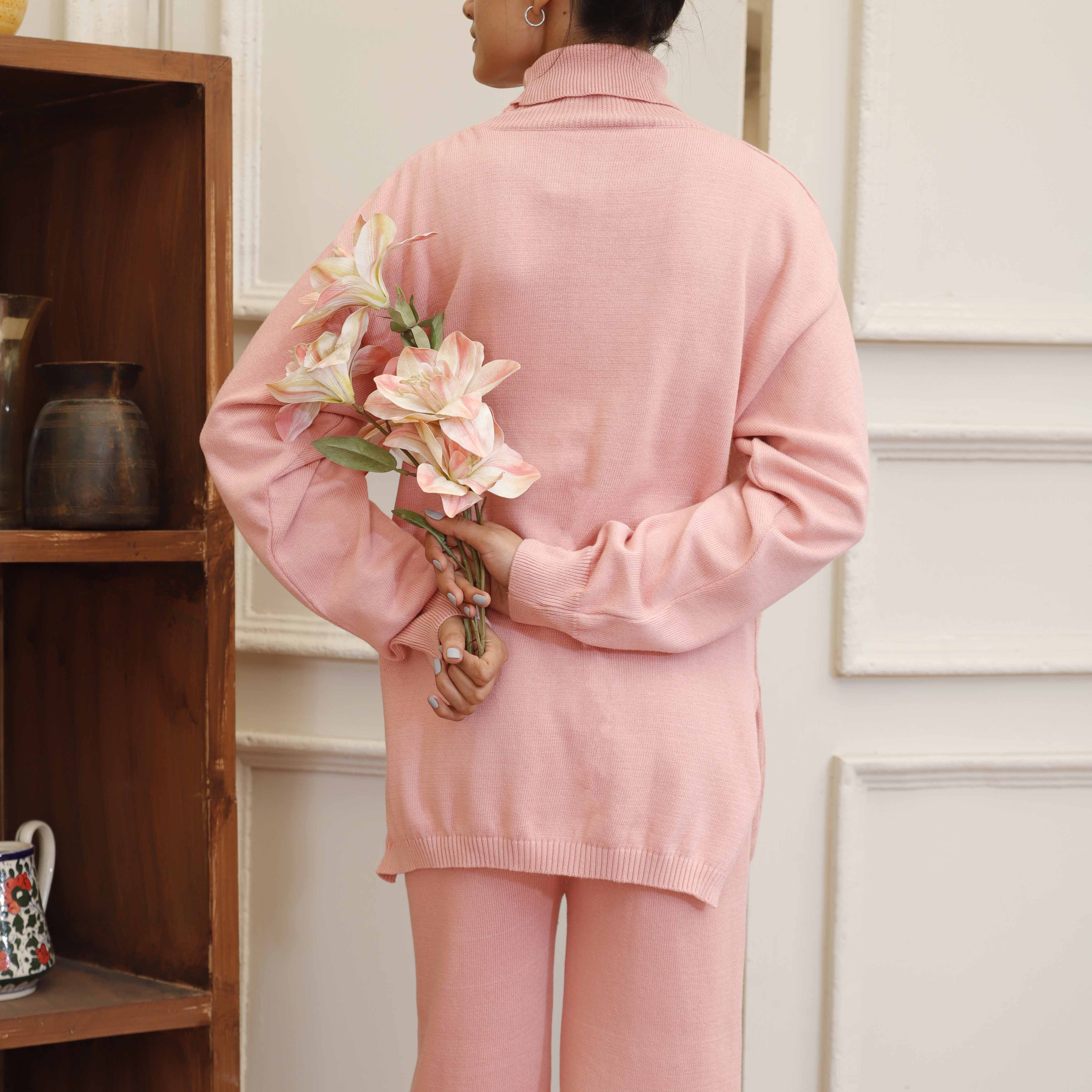 Pink Cotton Co-ord Set PW4859 - Image 3