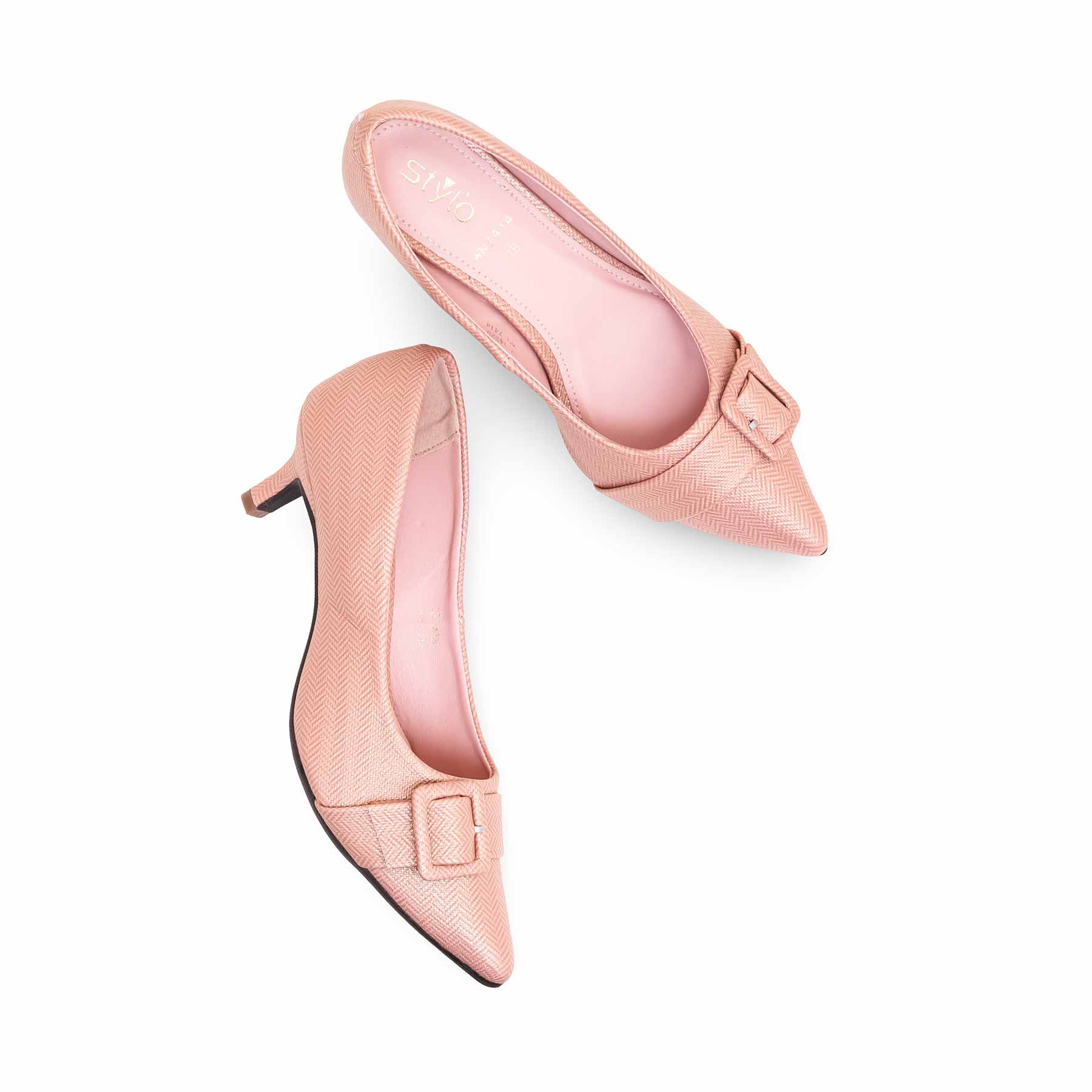 Pink Court Shoes WN7414 - Image 4