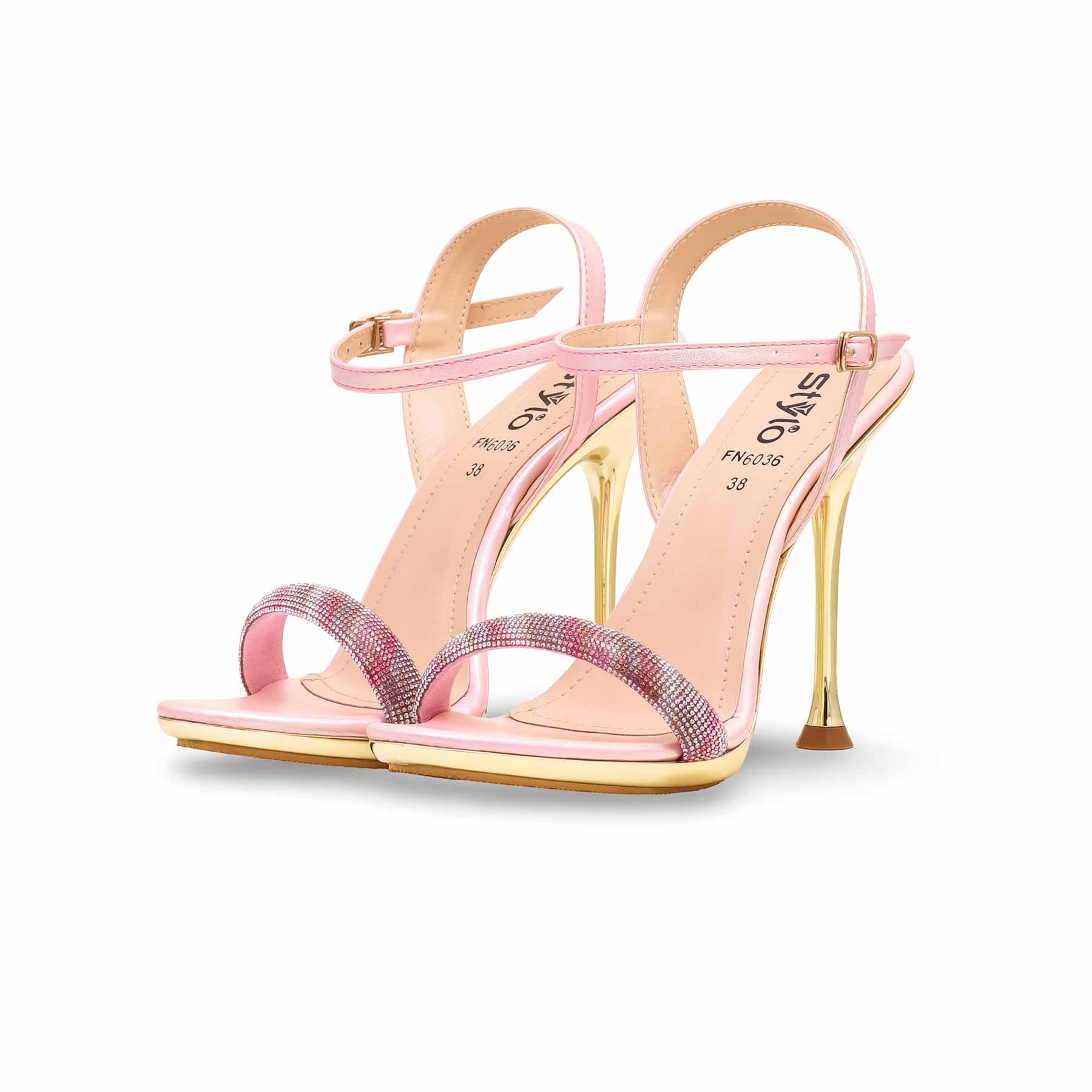 Pink Fancy Bridal Sandal FN6036 - Image 3