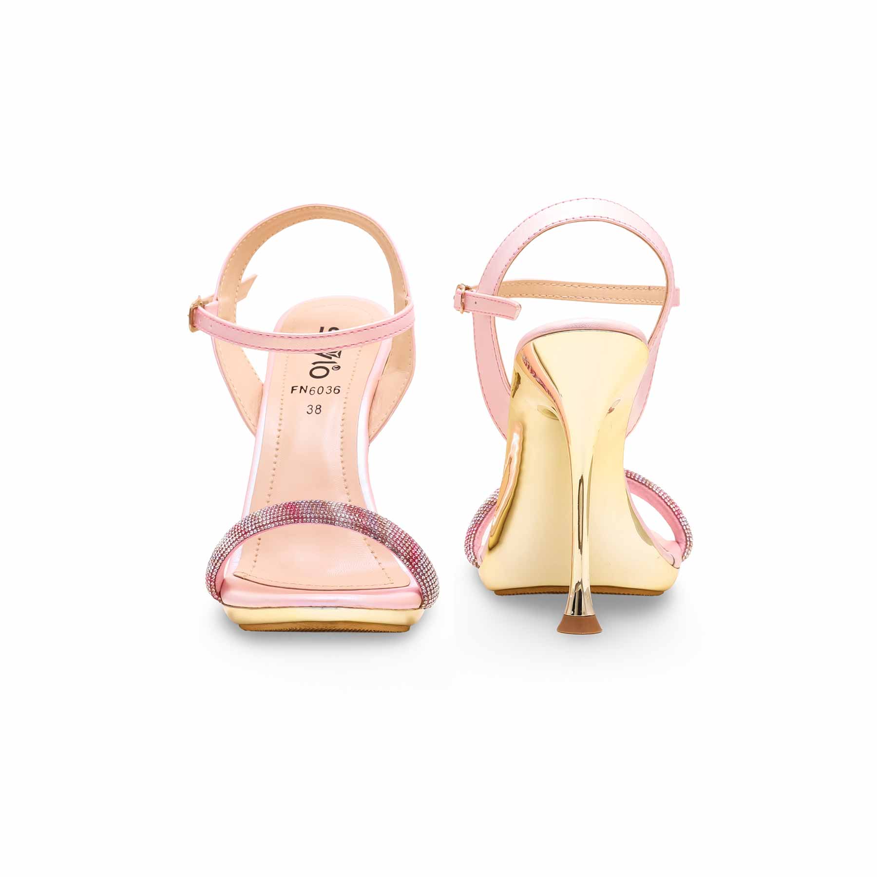 Pink Fancy Bridal Sandal FN6036 - Image 4