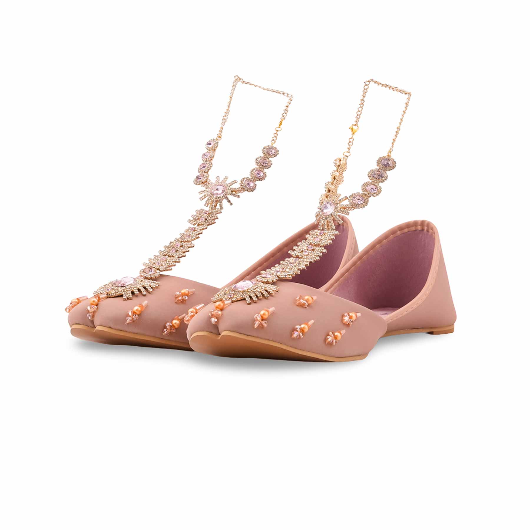 Pink Fancy Khussa For Ladies EC8599 - Image 3