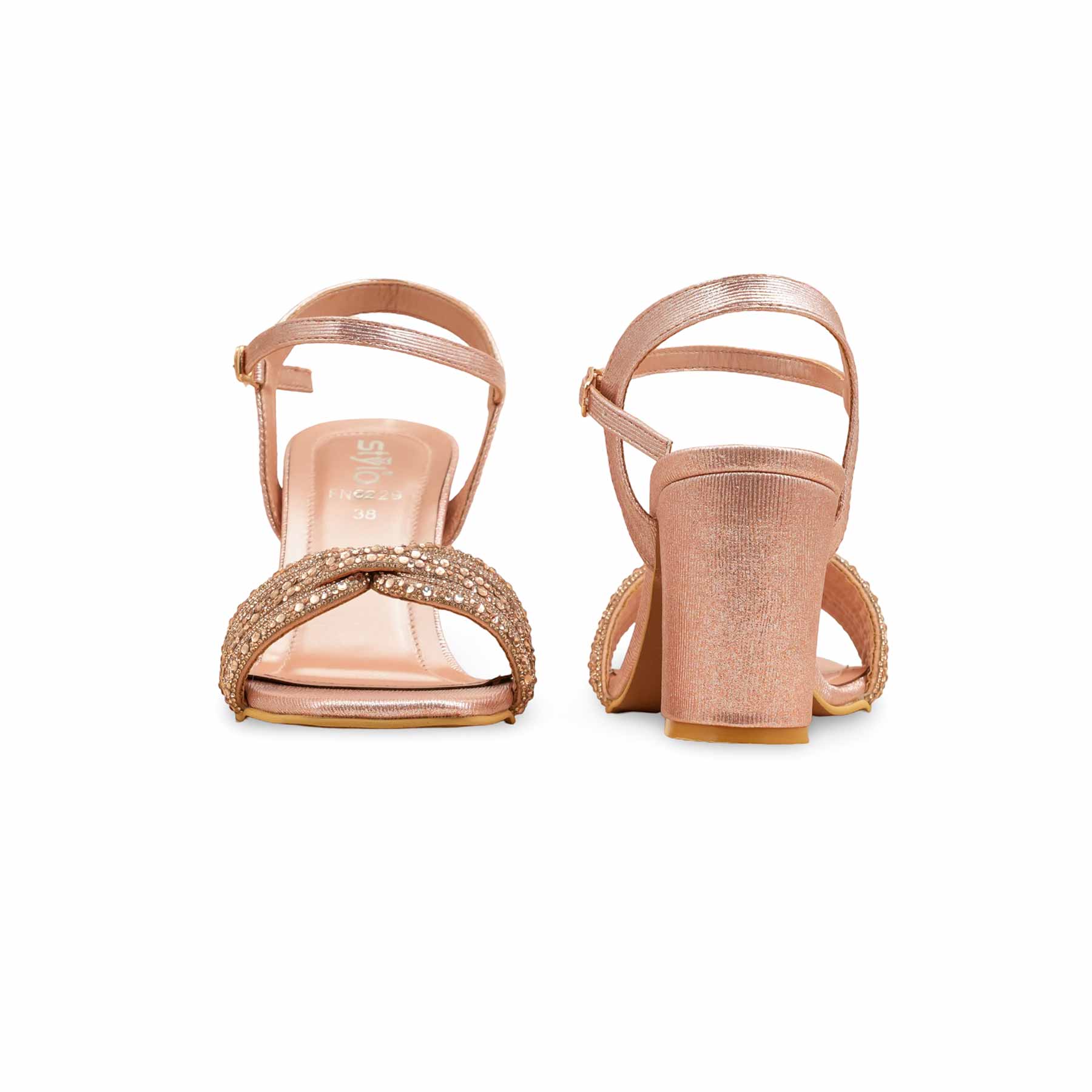 Pink Fancy Sandal For Ladies FN6229 - Image 4
