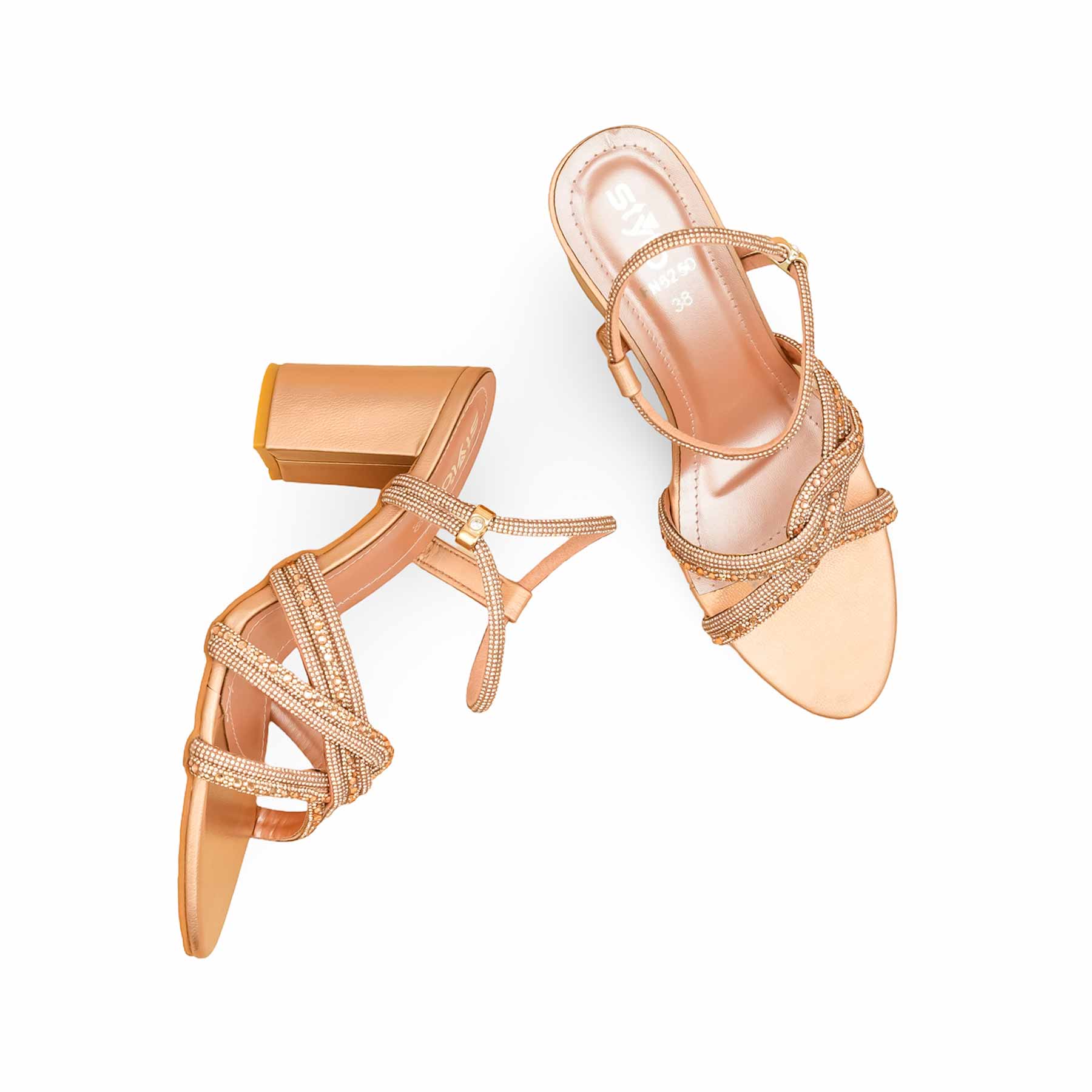 Pink Fancy Sandal For Ladies FN6250 - Image 5