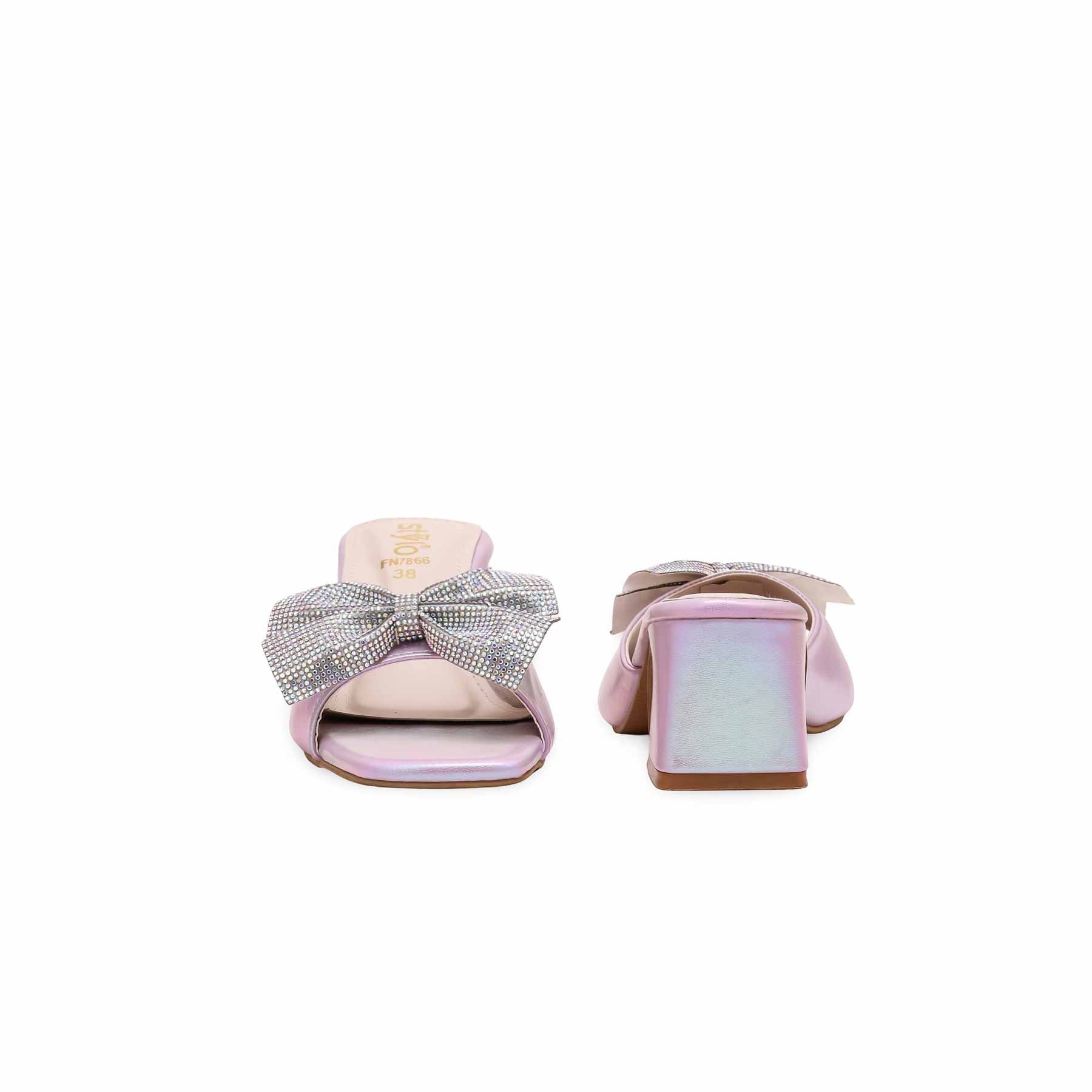Pink Fancy Slipper For Women FN7866 - Image 3
