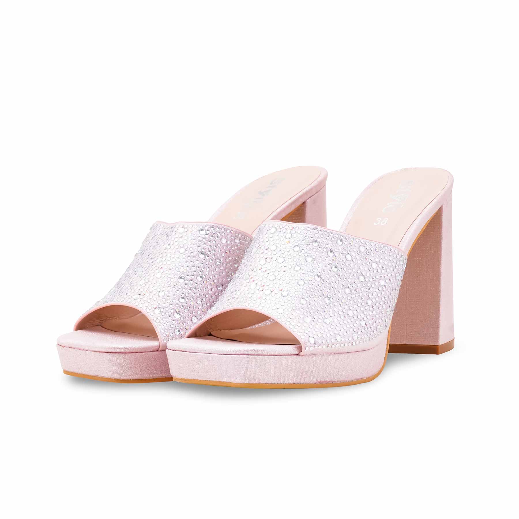 Pink Fancy Slipper For Women FN8023 - Image 3