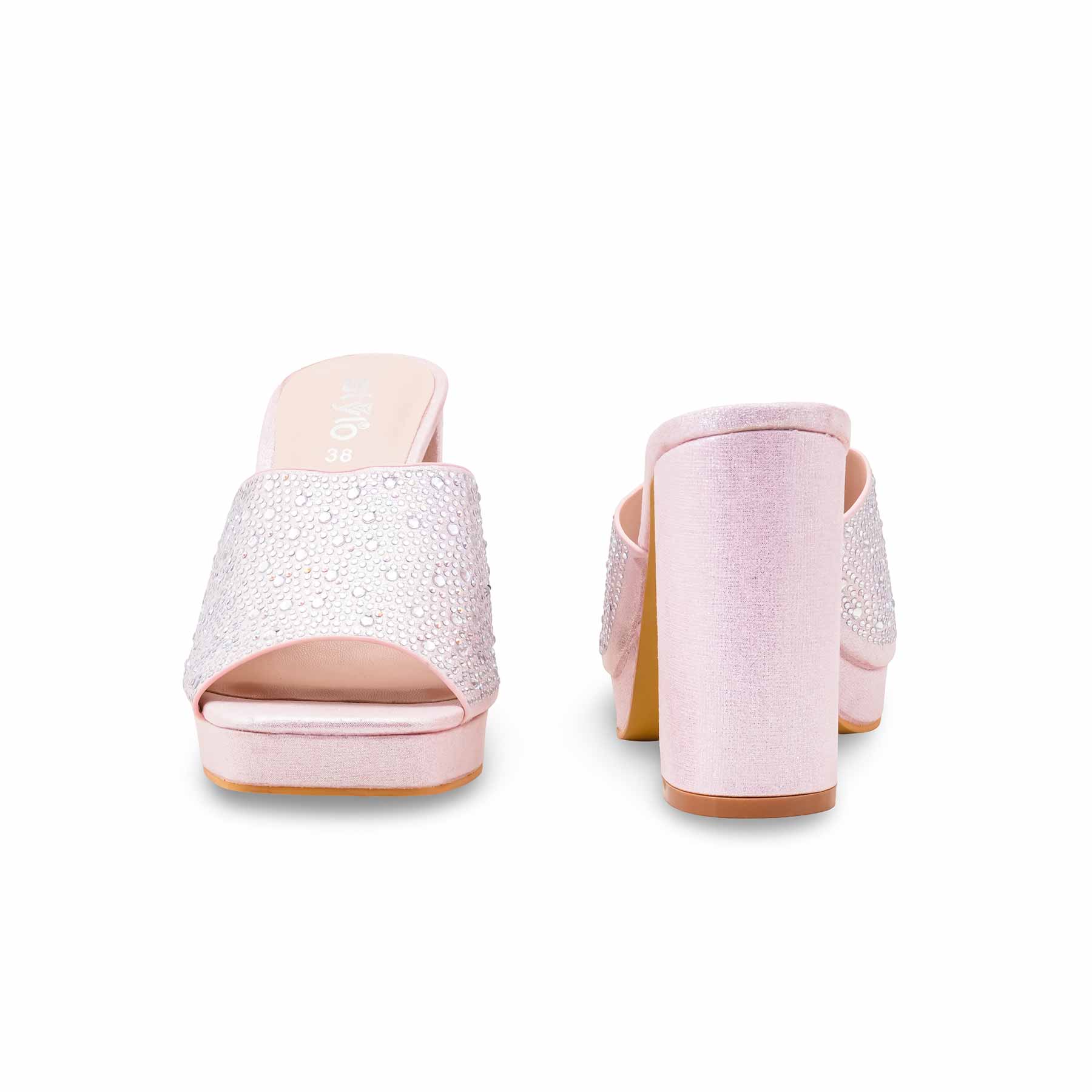 Pink Fancy Slipper For Women FN8023 - Image 4