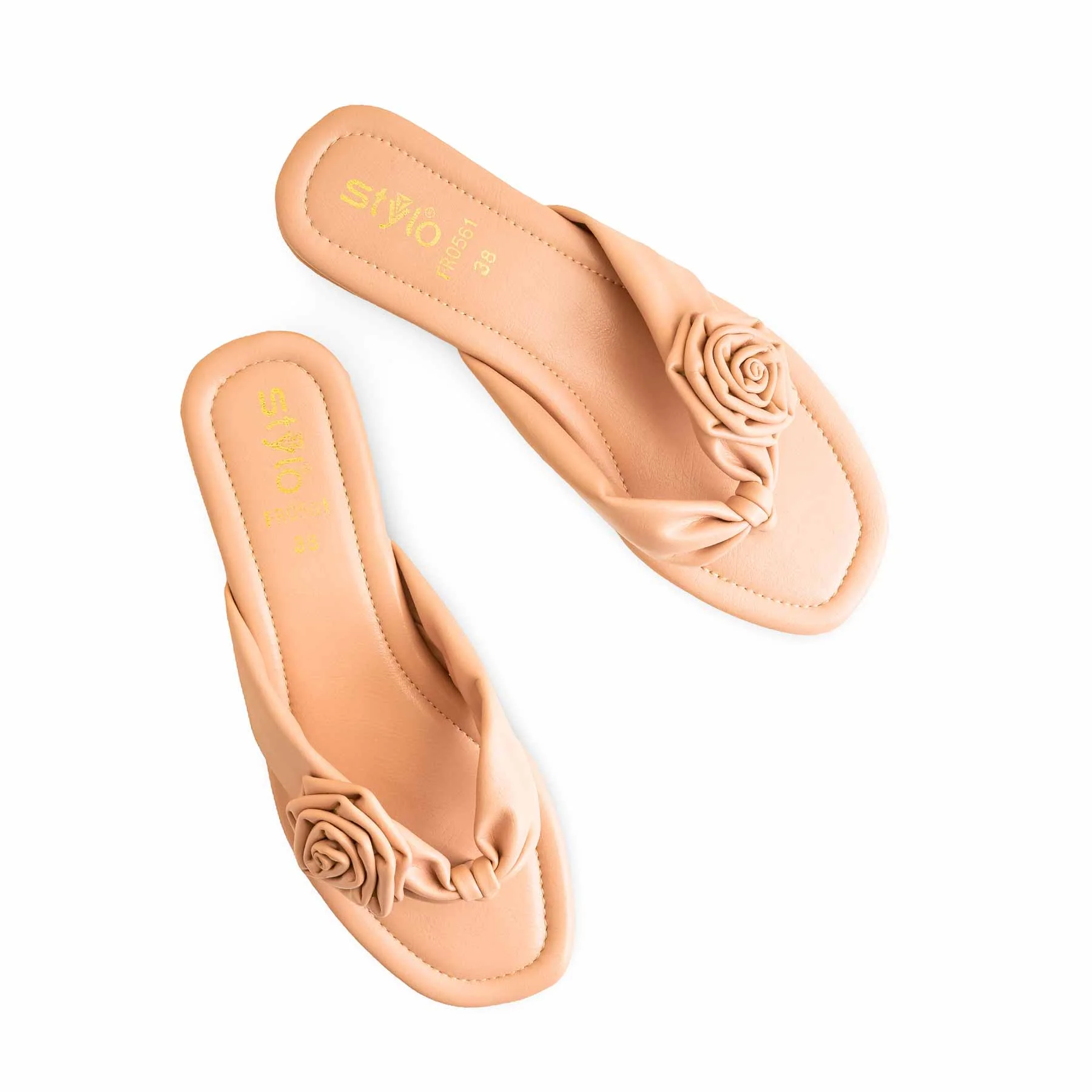 Pink Formal Chappal For Women FR0561 - Image 4