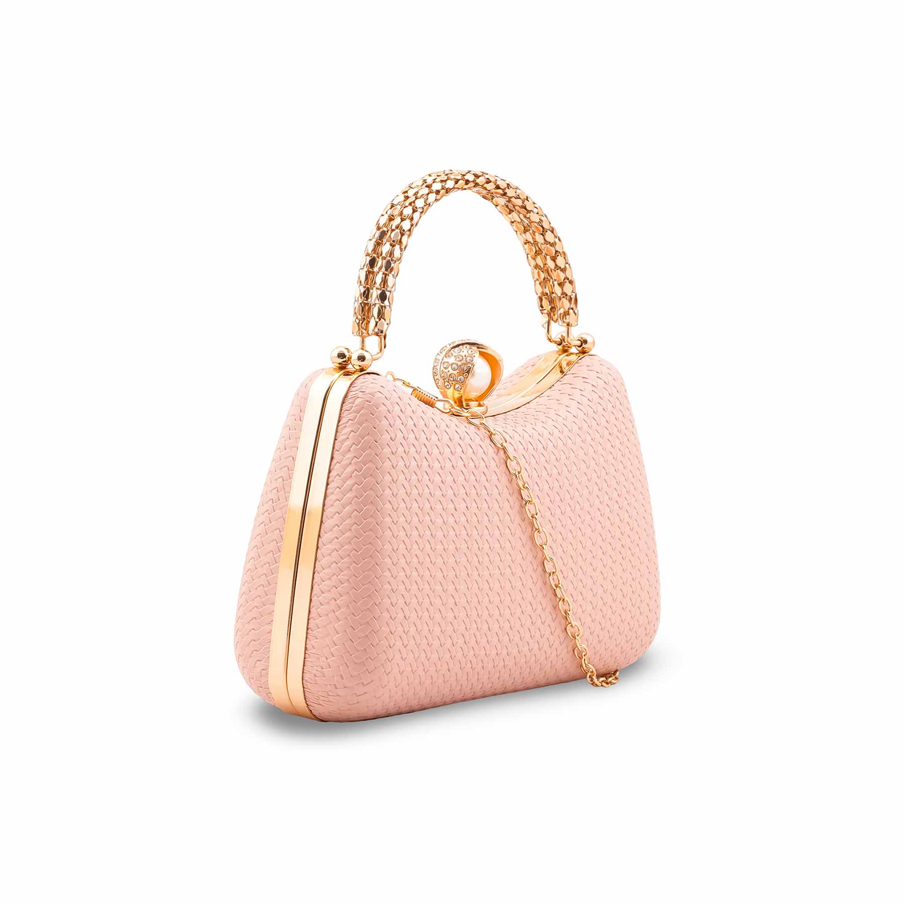 Pink Formal Clutch For Women P24431 - Image 3