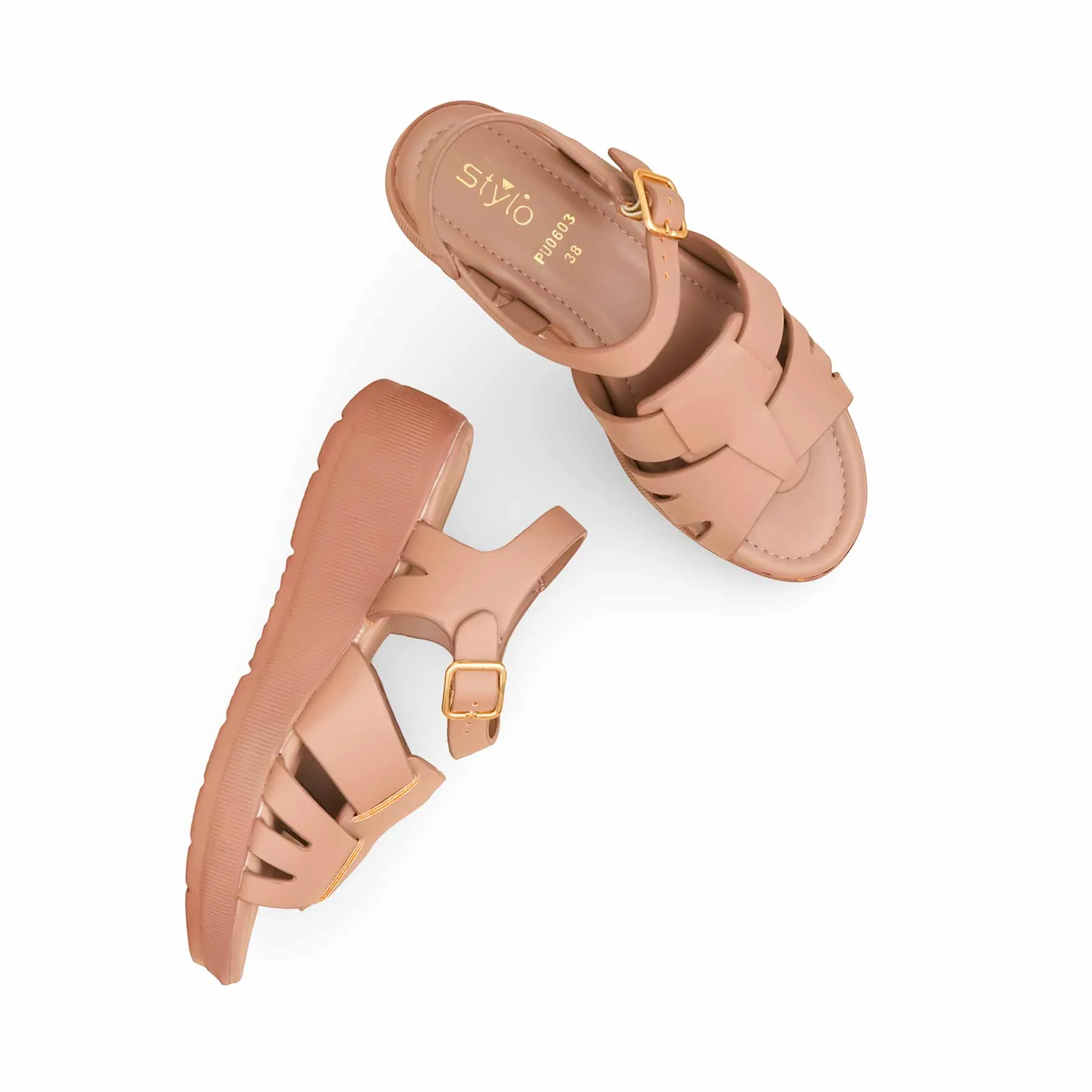Pink Formal Ladies Sandal PU0603 - Image 5