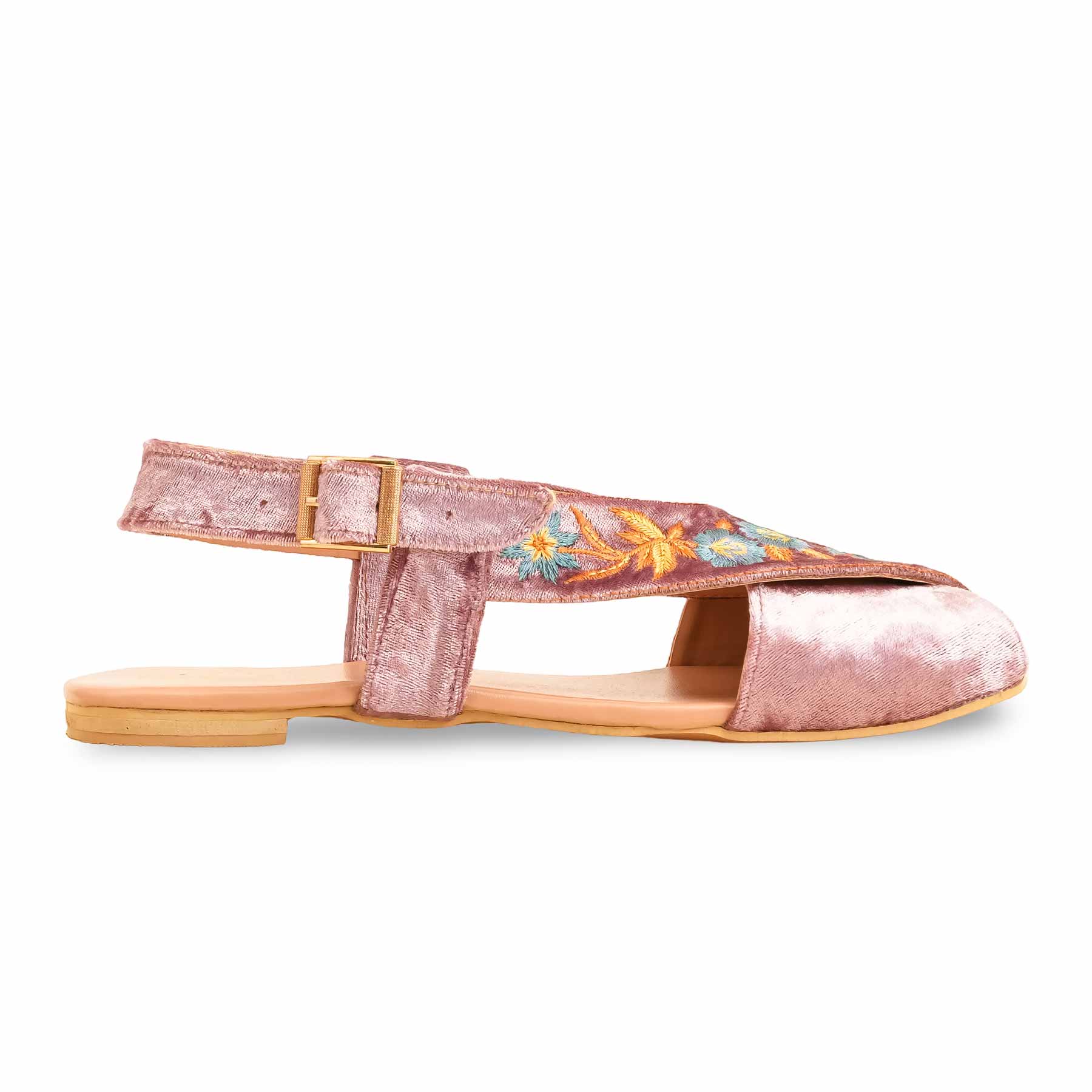 Pink Formal Peshawari Chappal For Ladies EC3184 - Image 2