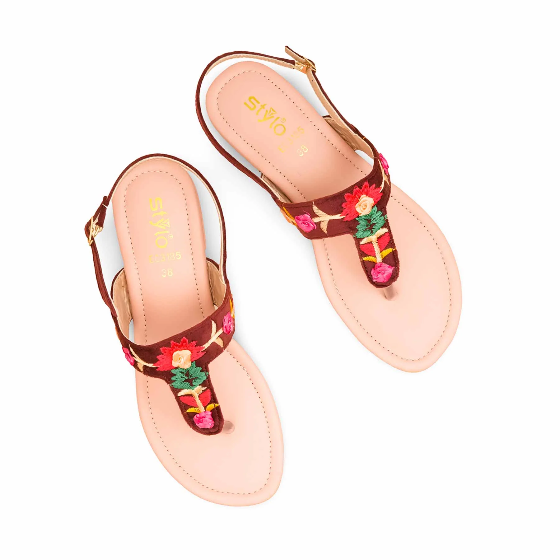 Pink Formal Sandal For Women EC3185 - Image 5