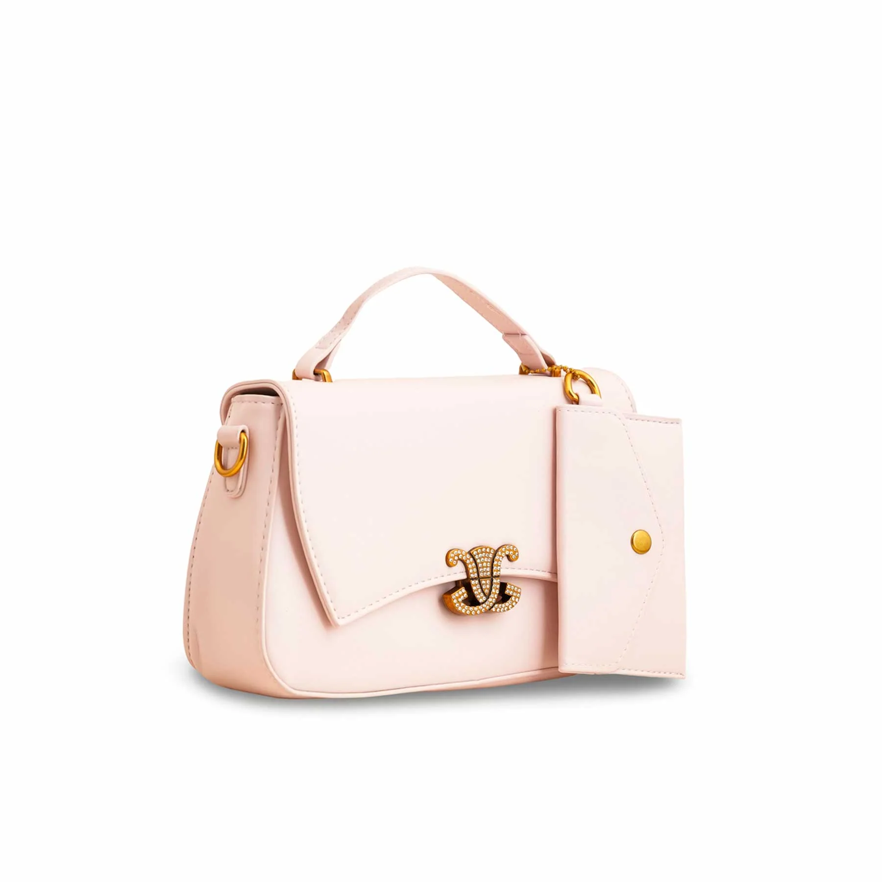 Pink Formal Shoulder Bag For Ladies P36140 - Image 3