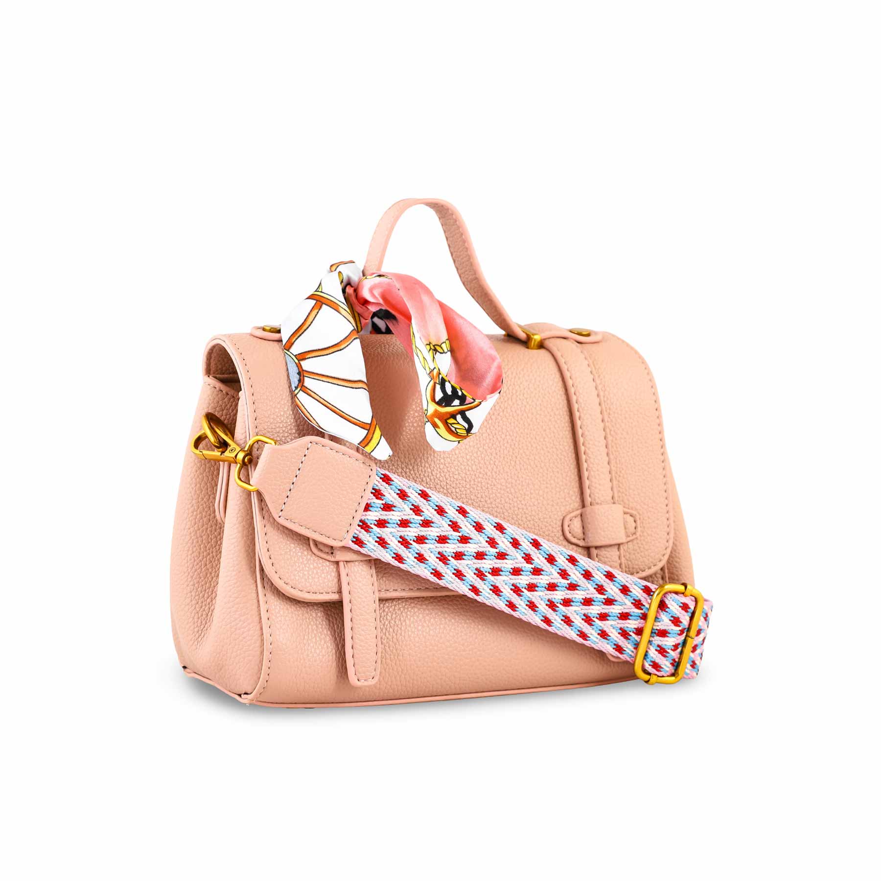 Pink Formal Shoulder Bag For Ladies P36297 - Image 2
