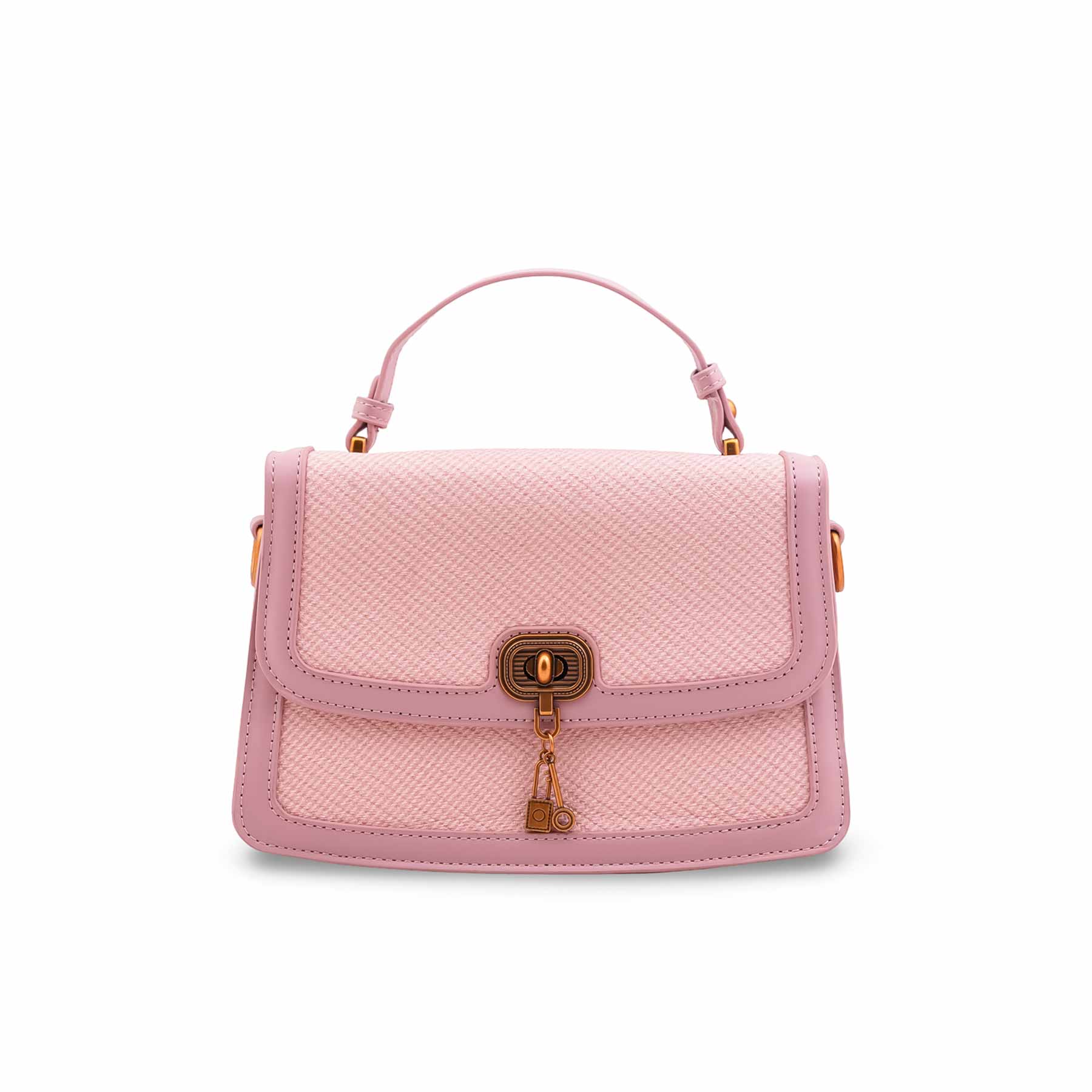 Pink Formal Shoulder Bag For Ladies P36553 - Image 2