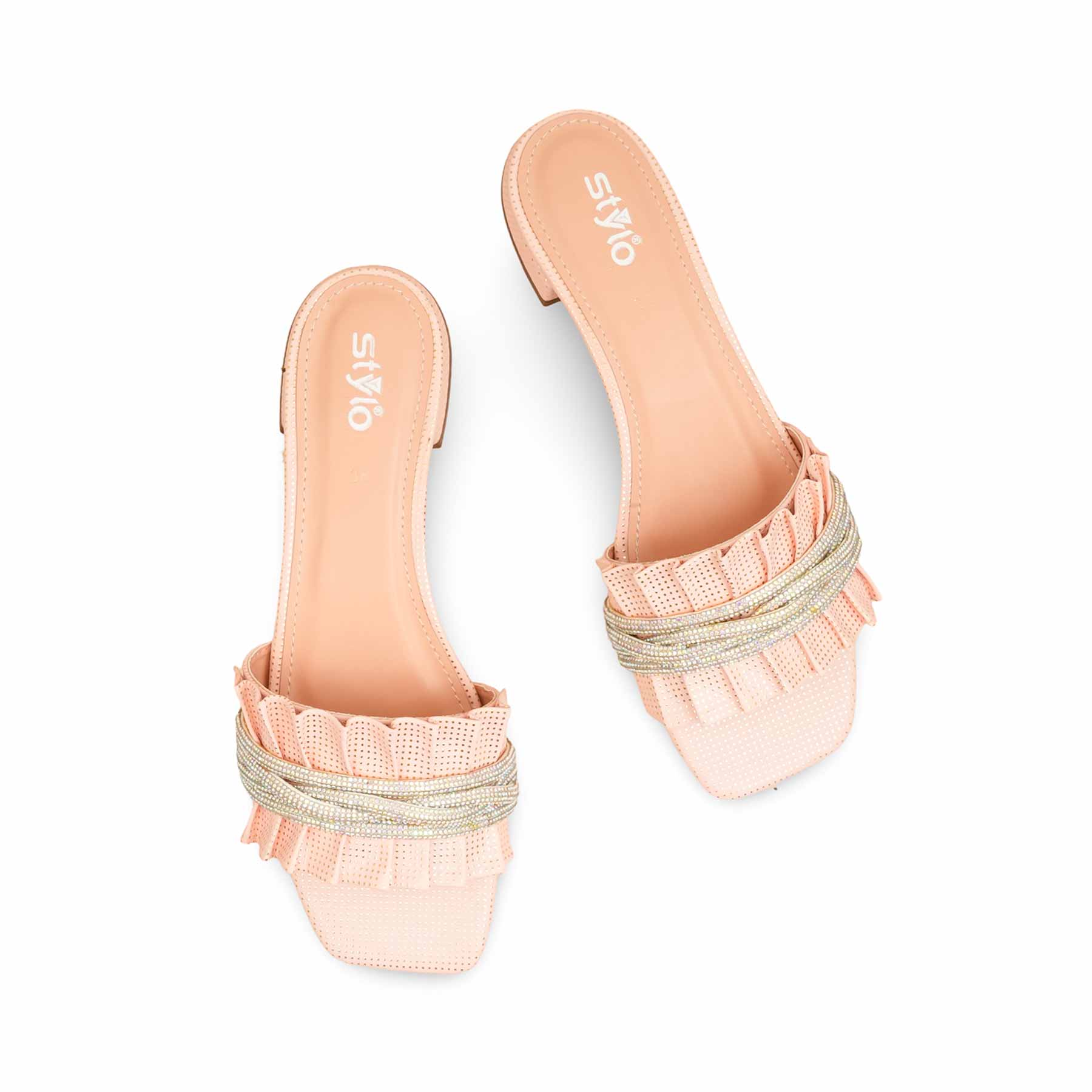 Pink Formal Slipper For Ladies FRS009 - Image 5