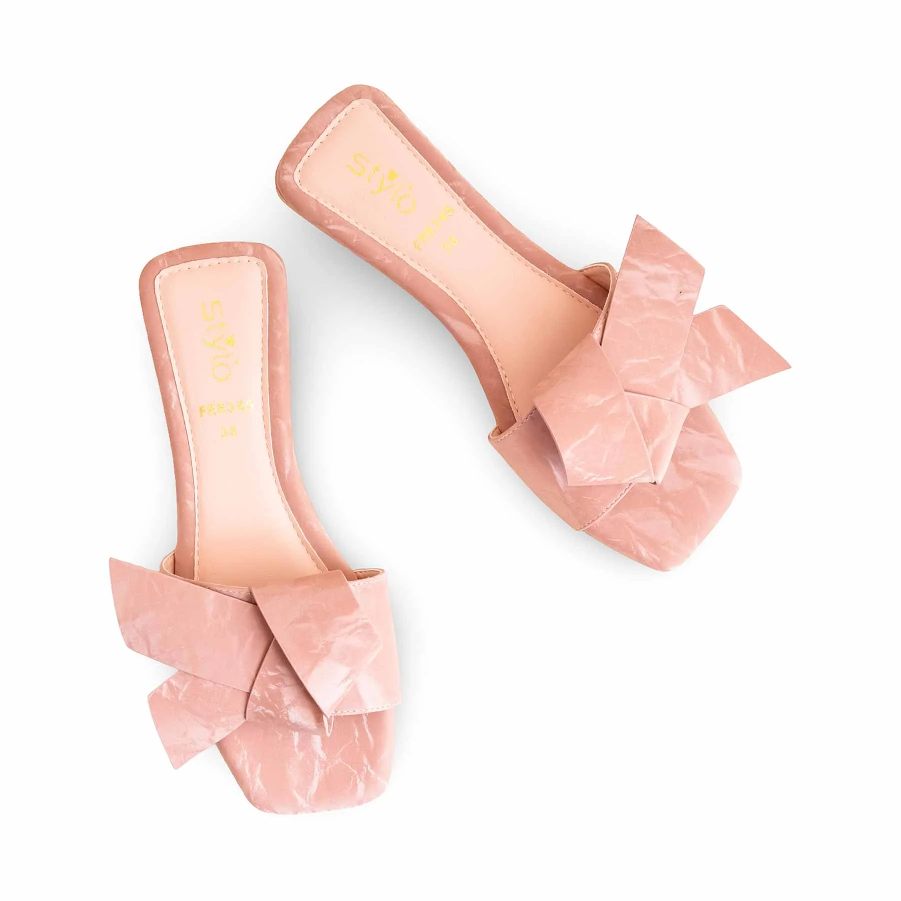 Pink Formal Slipper For Women FR8345 - Image 5