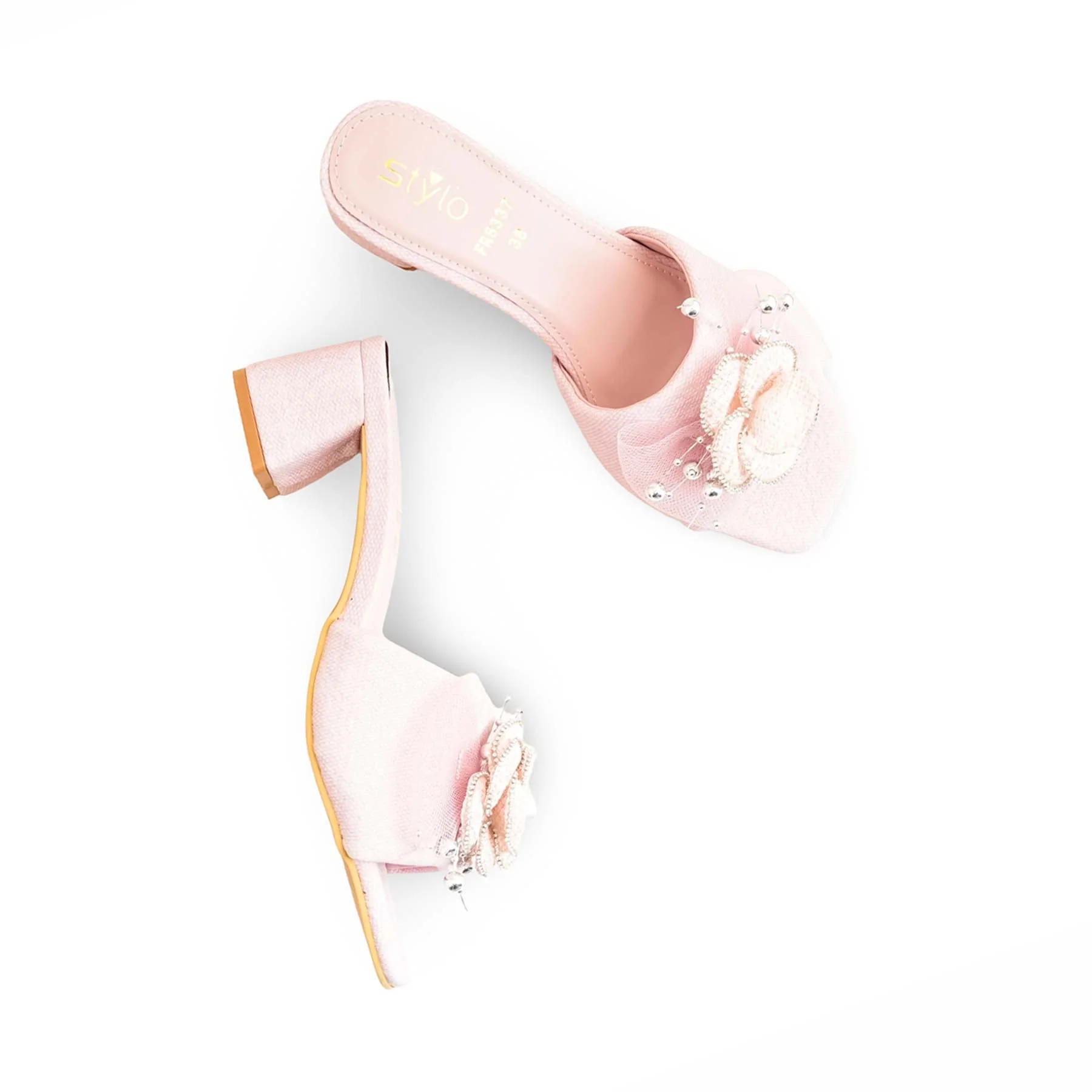 Pink Formal Women Slipper FR8337 - Image 5