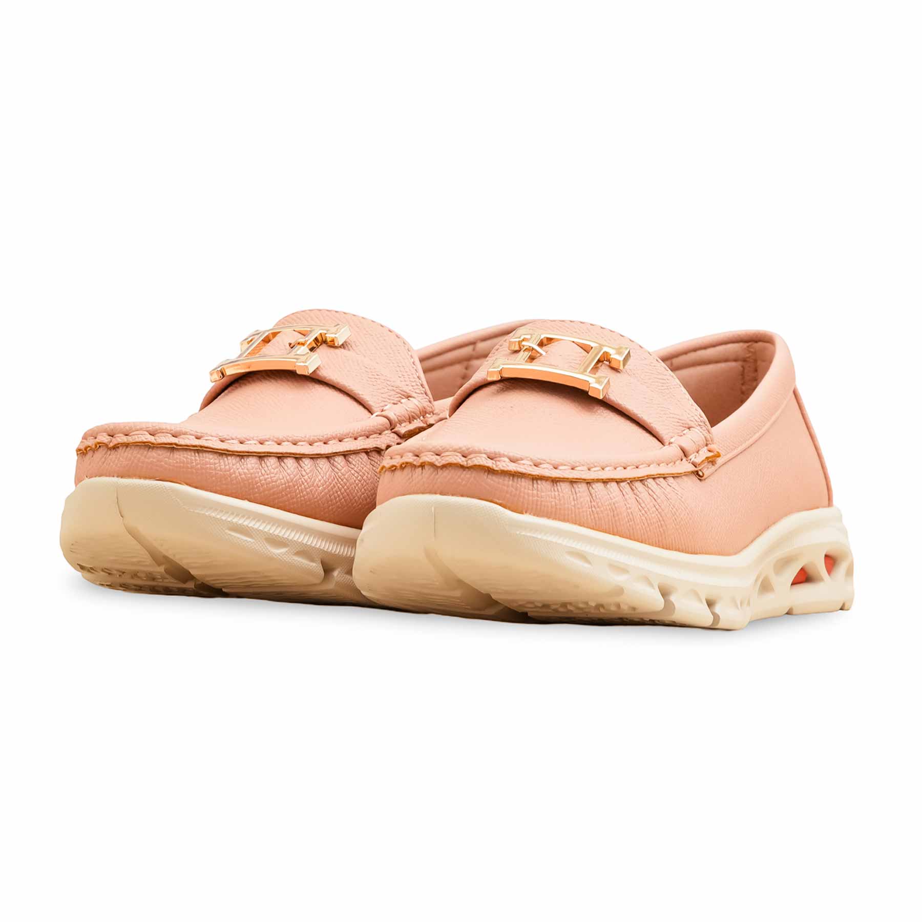 Pink Moccasin For Ladies WN4517 - Image 4