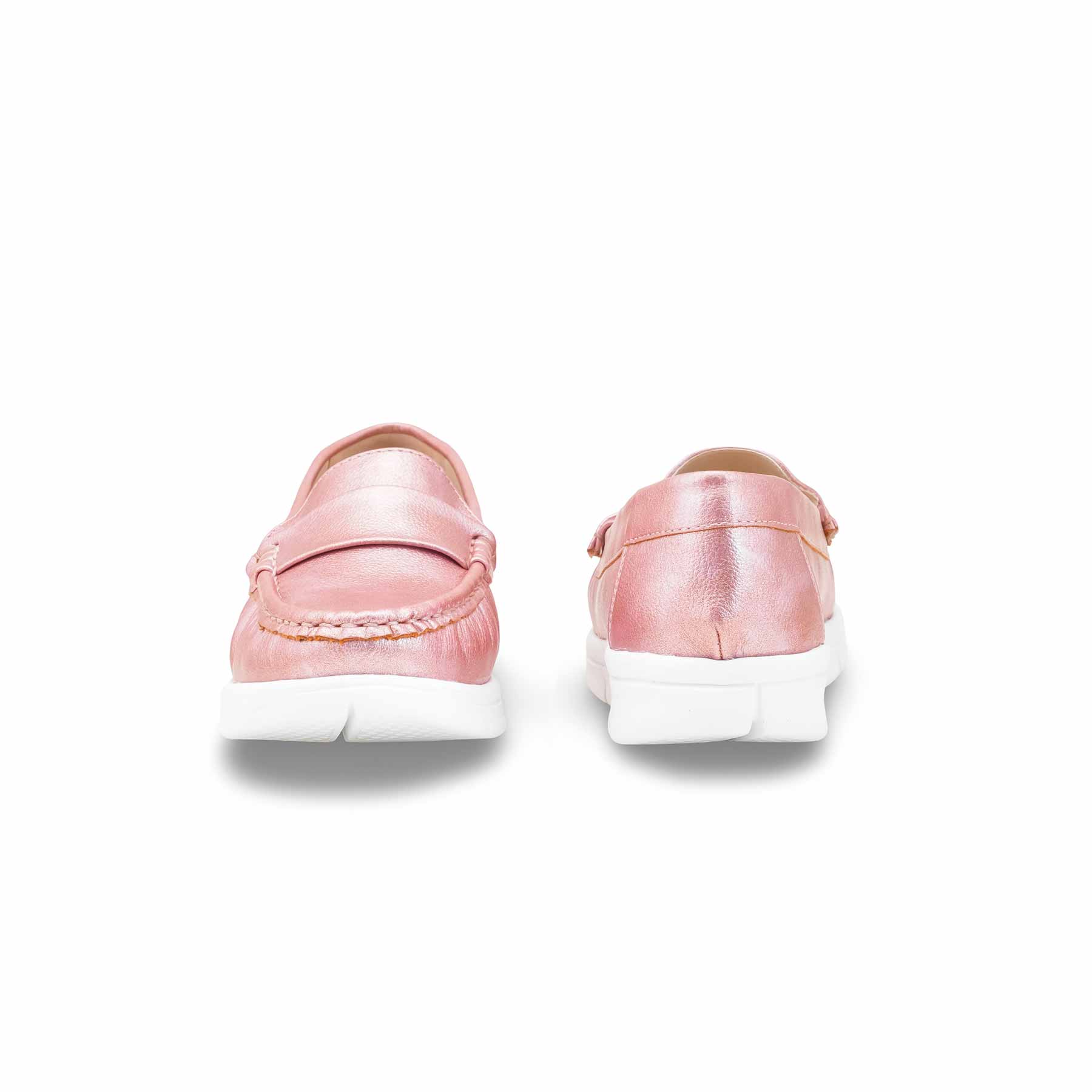 Pink Moccasin For Ladies WN4539 - Image 4