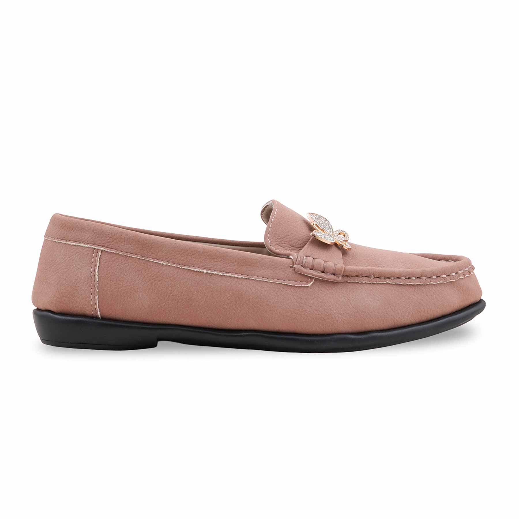 Pink Moccasin For Ladies WN4548 - Image 3
