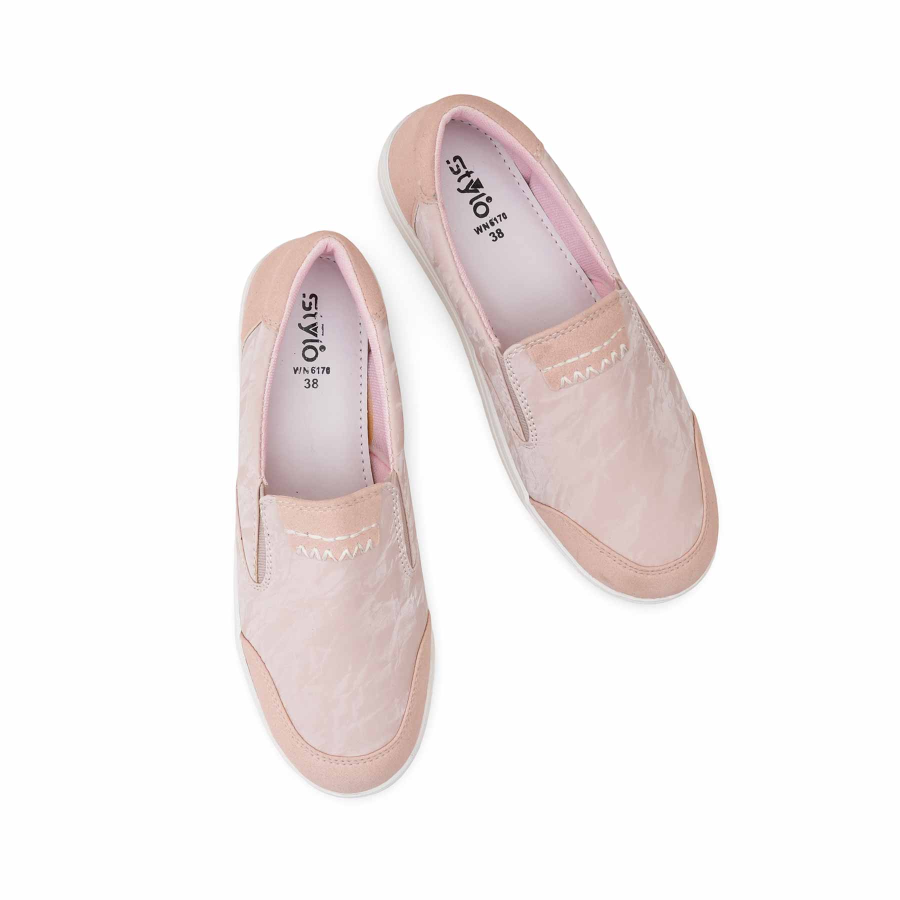 Pink Sneaker For Women WN6170 - Image 6
