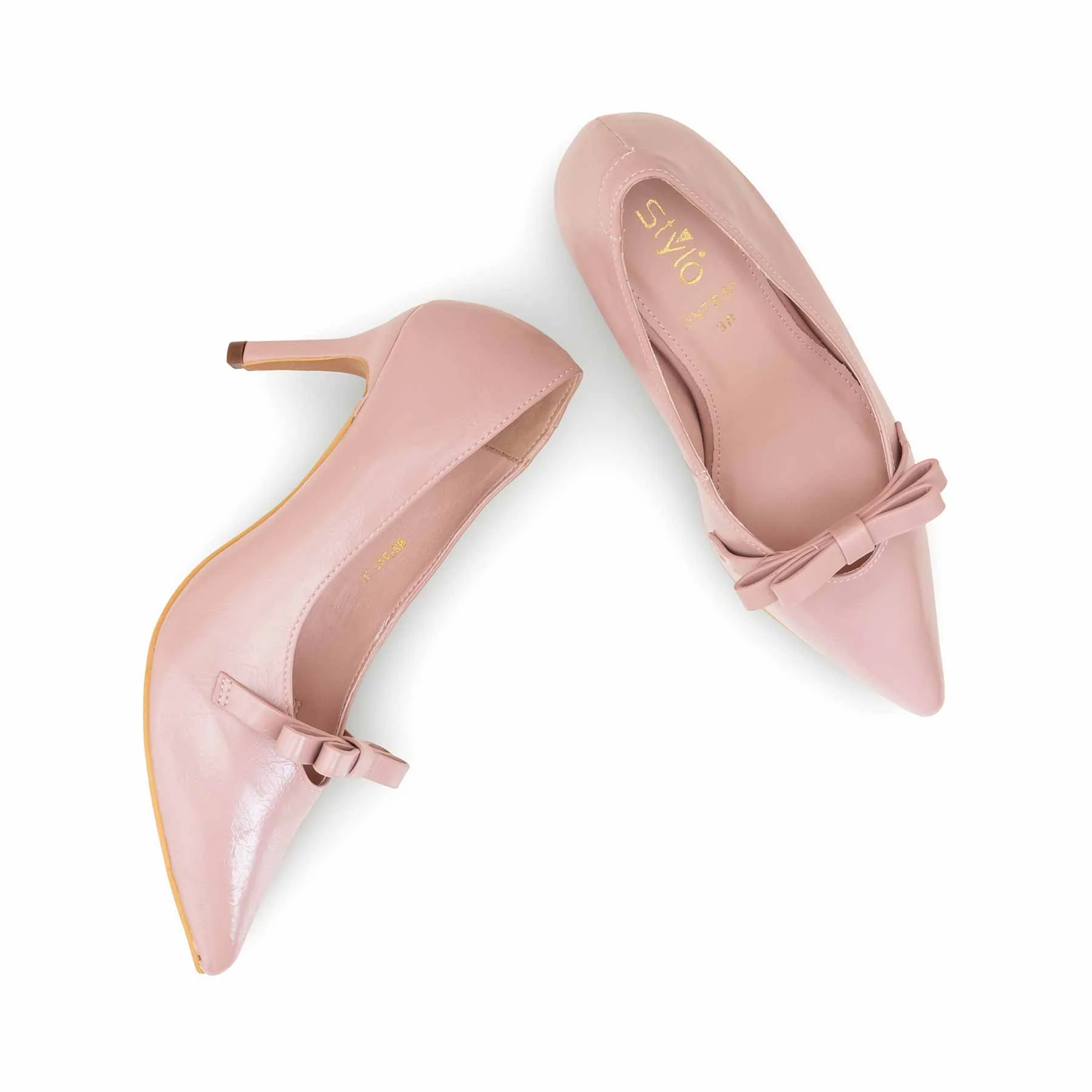 Pink Women Court Shoes WN7548 - Image 5