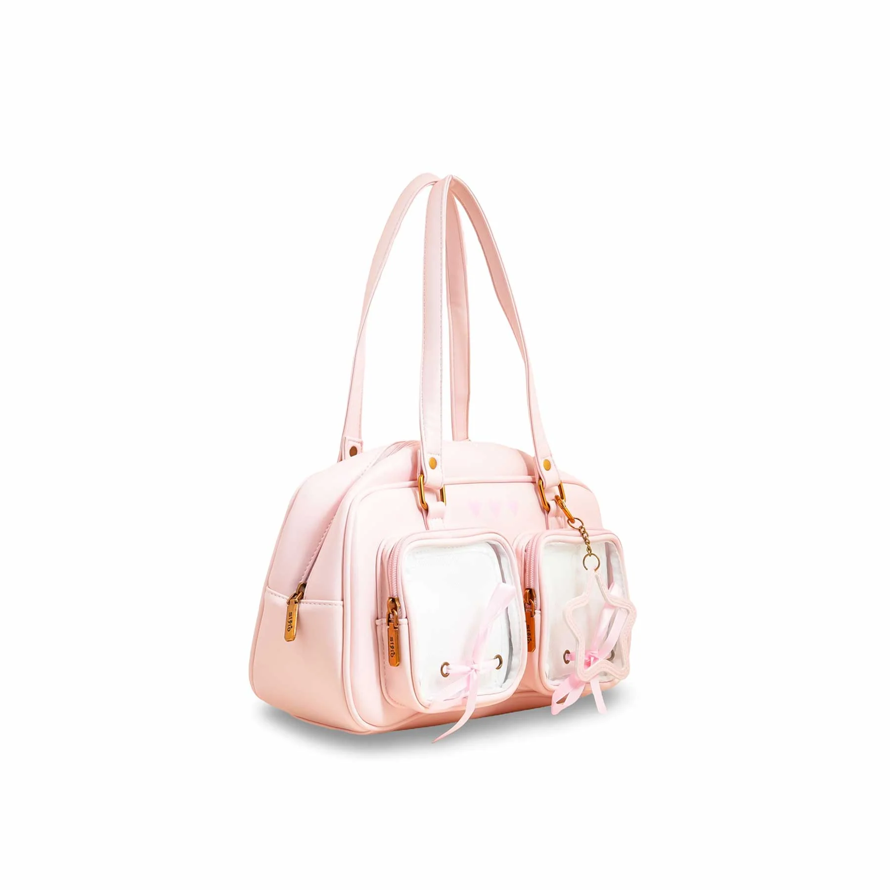 Pink Women Formal Shoulder Bag P36233 - Image 3