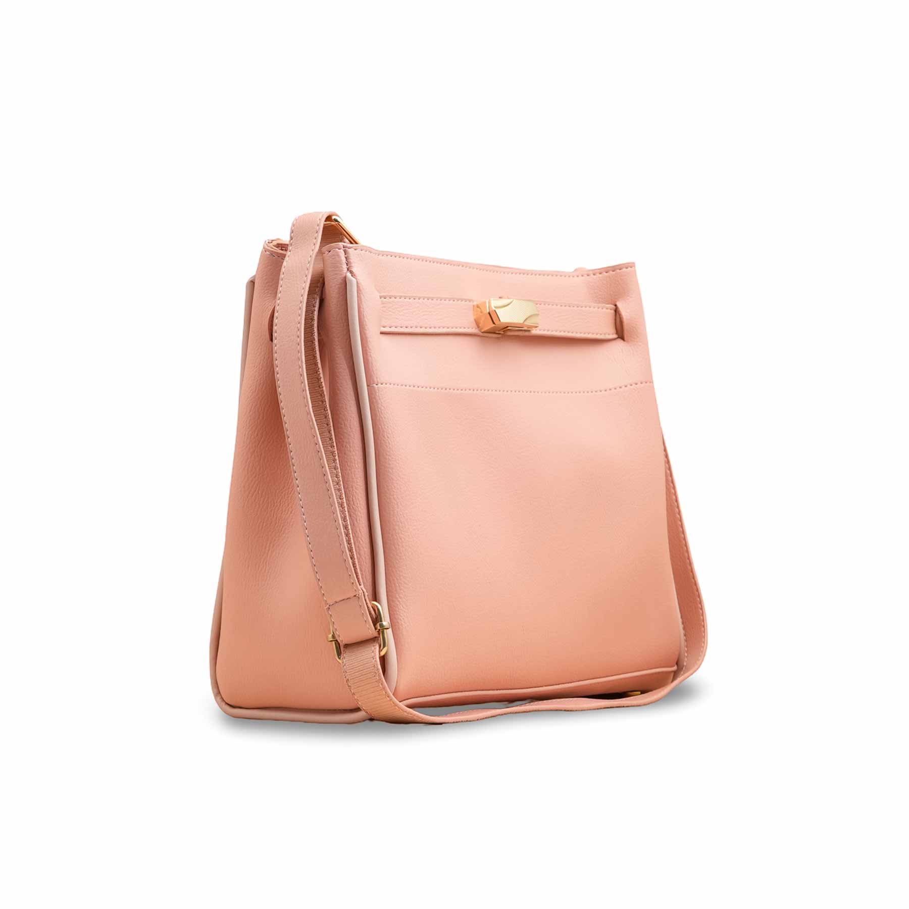 Pink Women Formal Shoulder Bag P55814 - Image 3