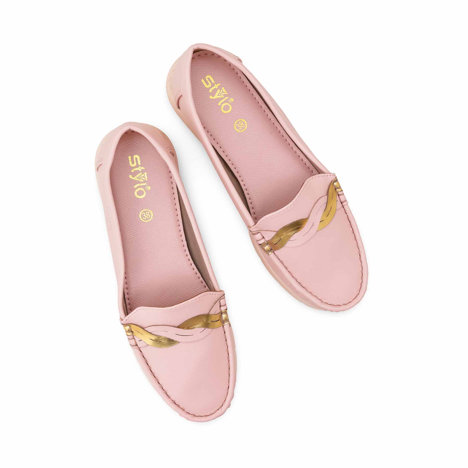 Pink Women Moccasin WN4555 - Image 6