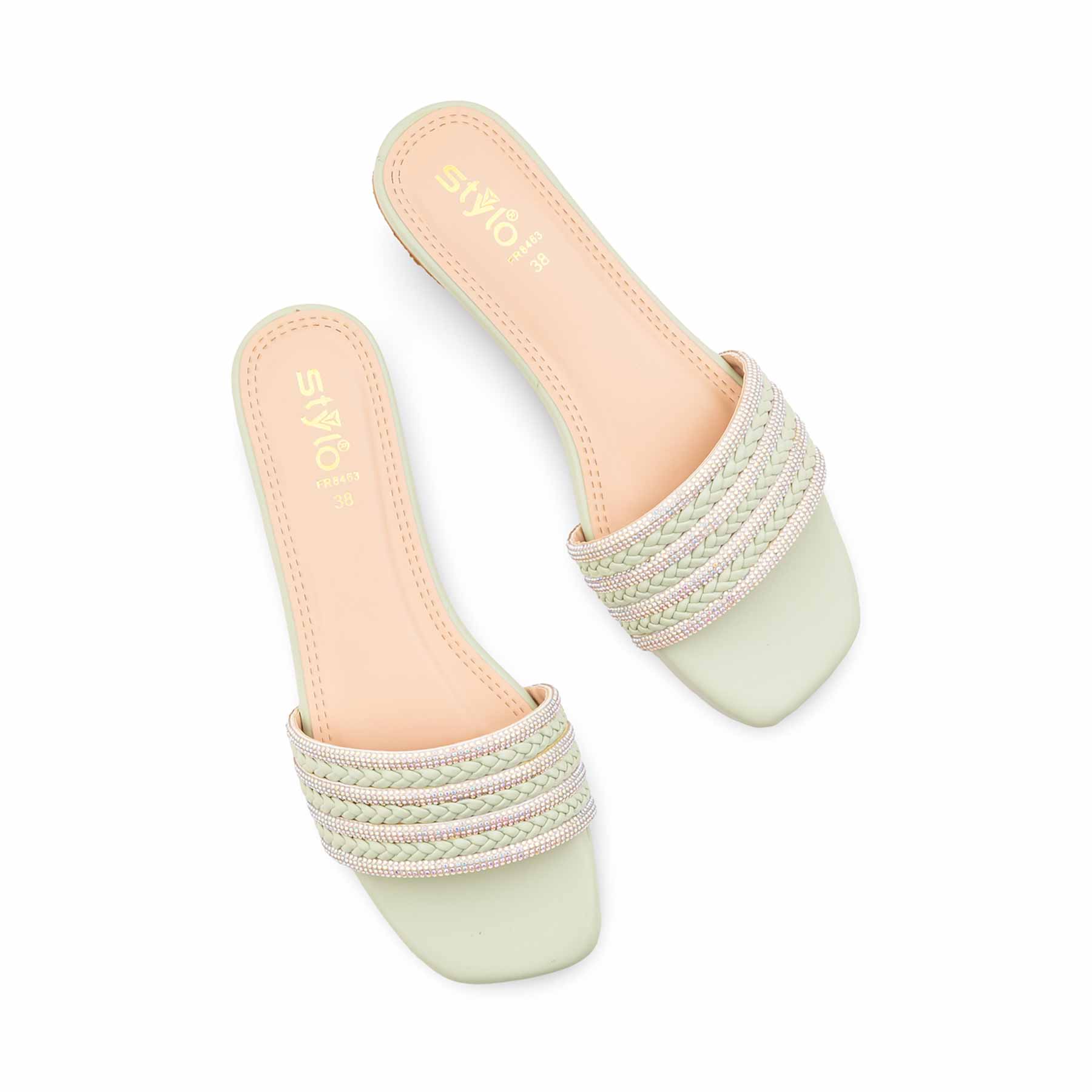 PISTAGREEN Formal Slipper For Ladies FR8463 - Image 5
