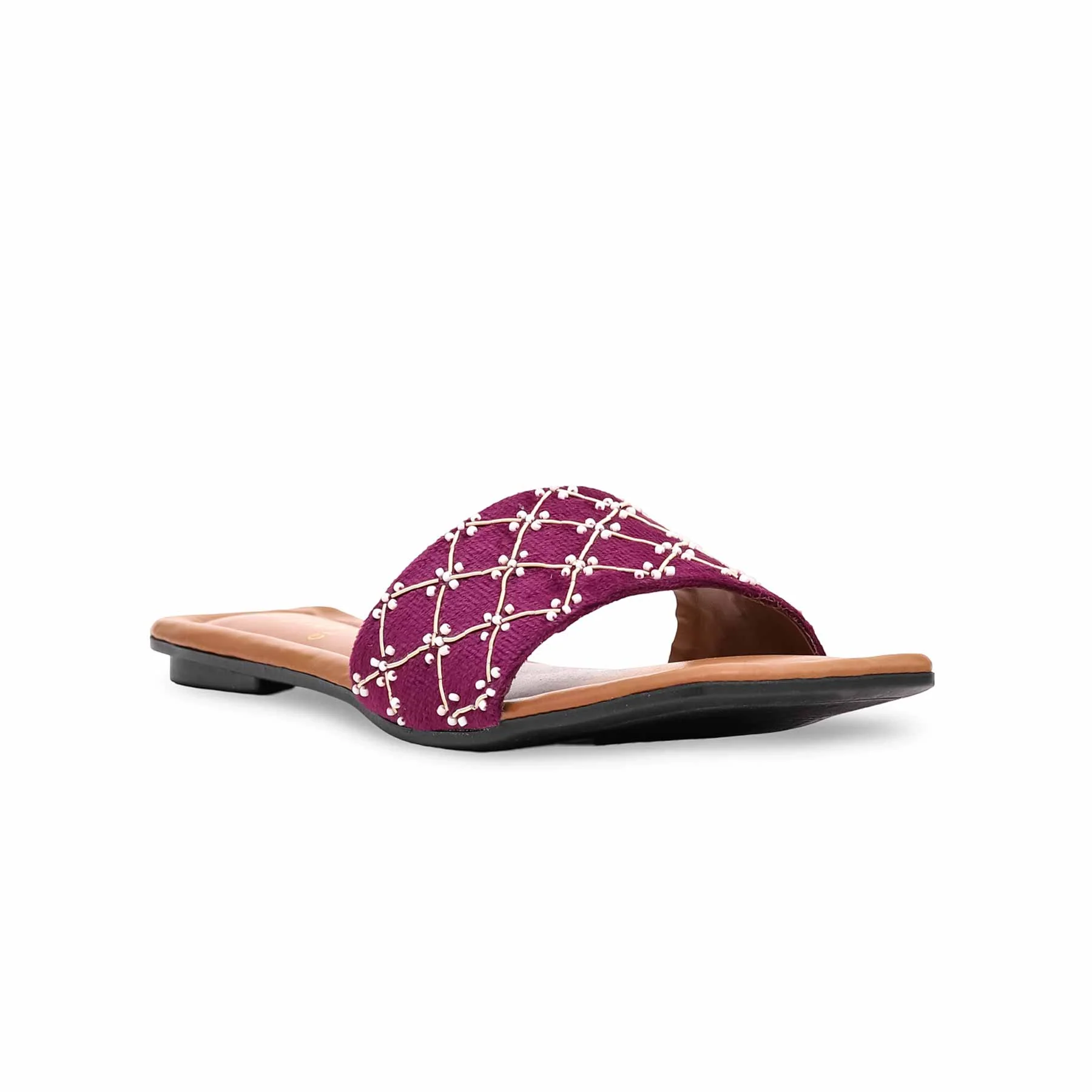Purple Casual Slipper CL1520 - Image 2
