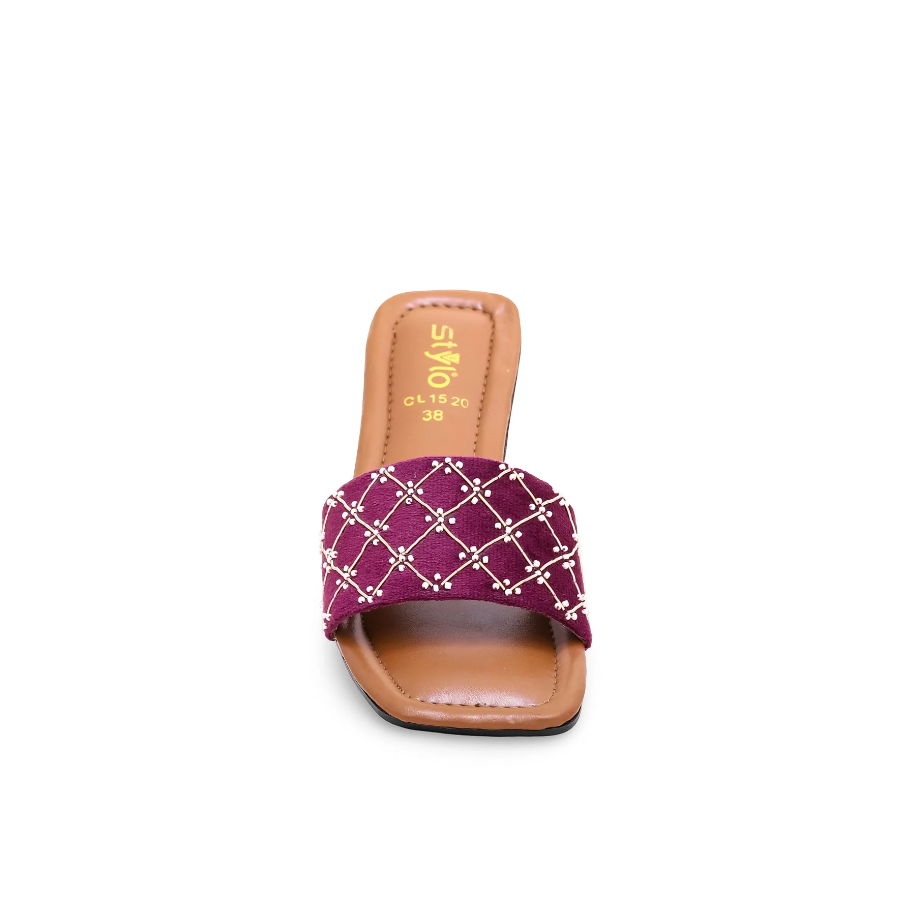 Purple Casual Slipper CL1520 - Image 3