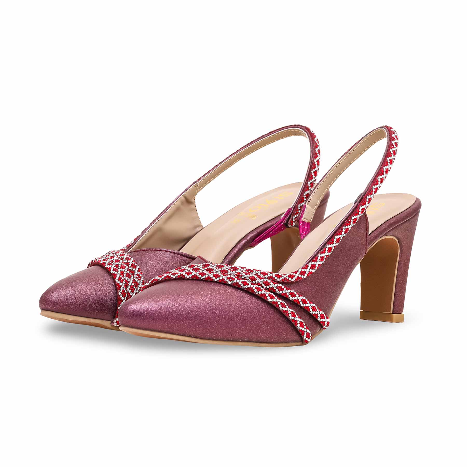 Purple Court Shoes WN7396 - Image 3