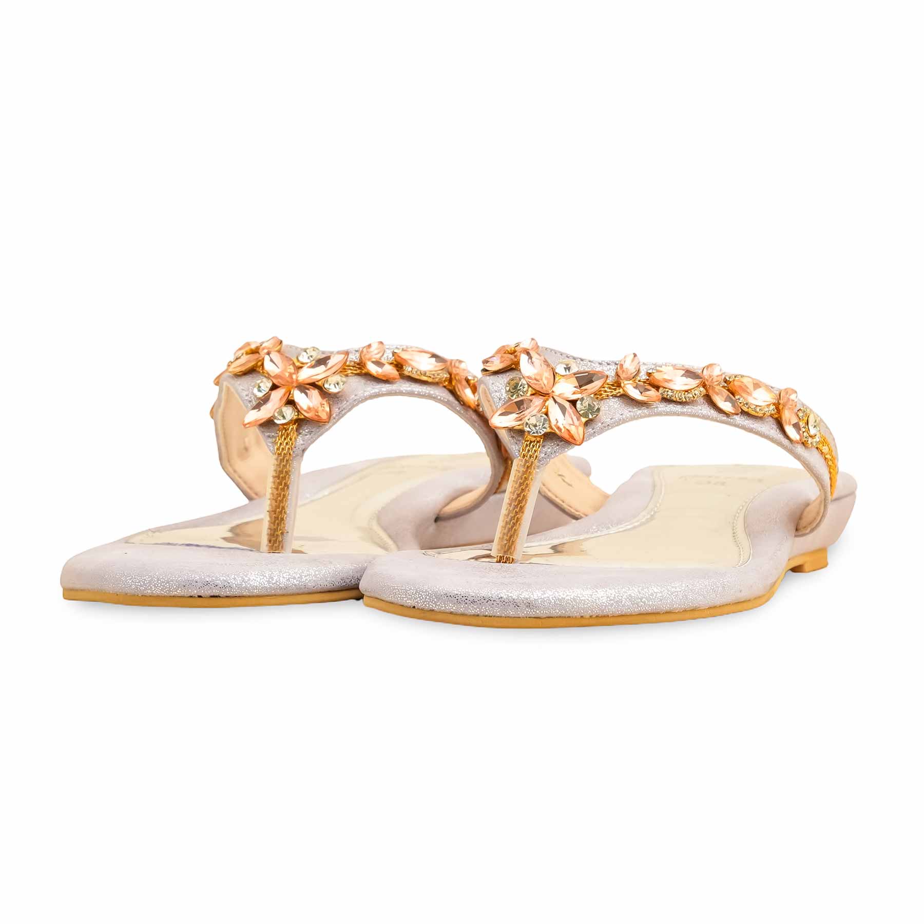 Purple Fancy Chappal FN0791 - Image 3