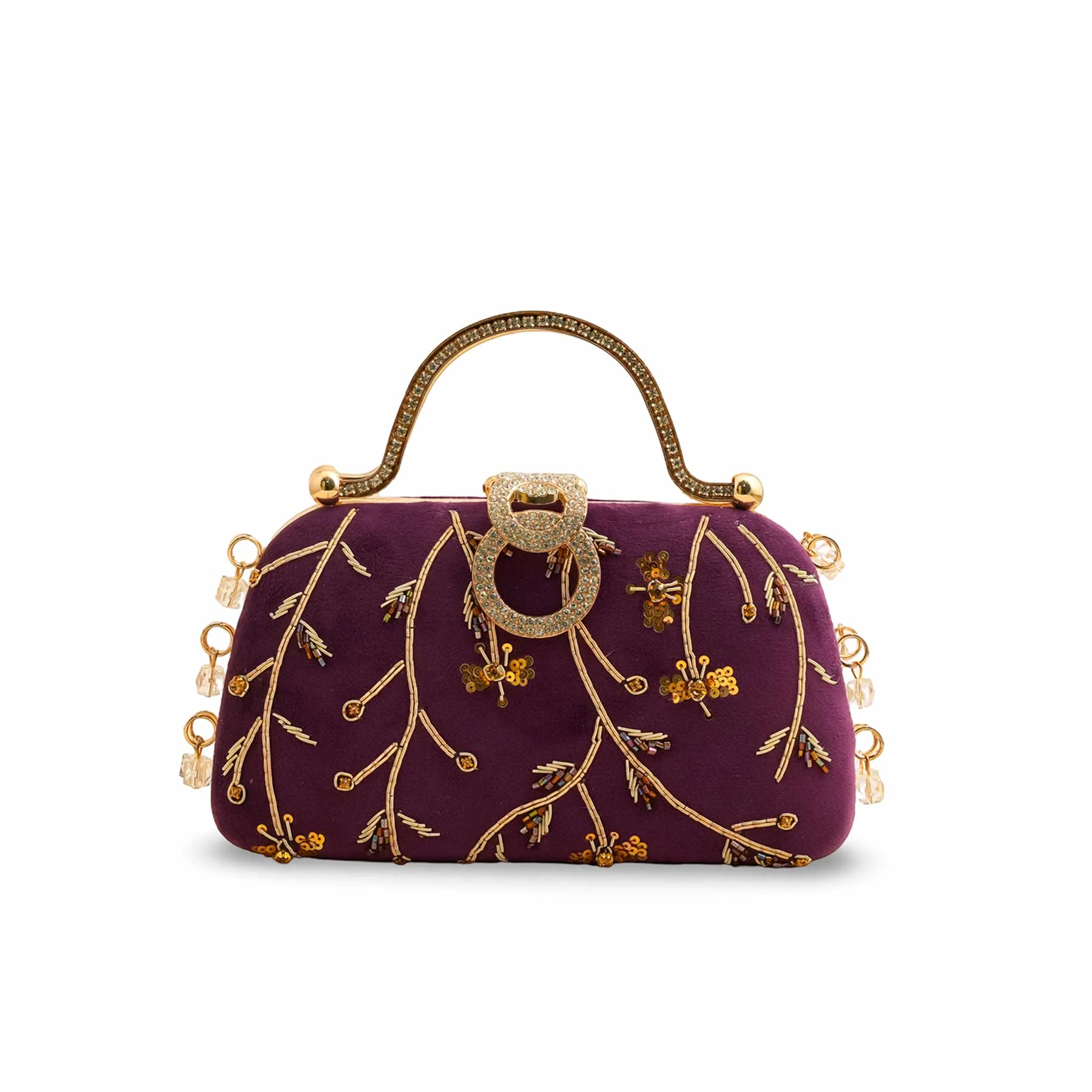 Purple Fancy Clutch P15400 - Image 2