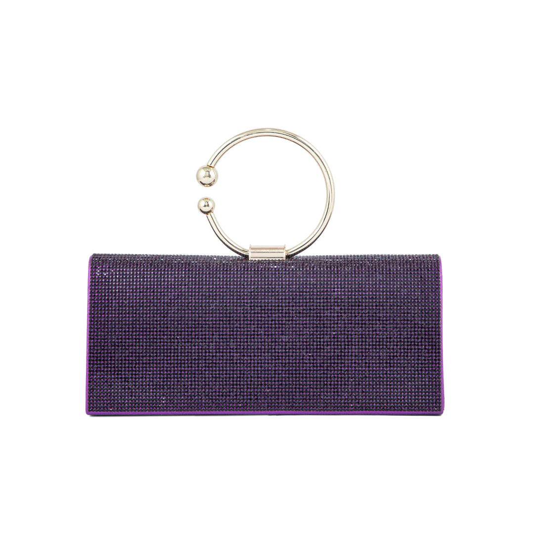 Purple Fancy Clutch P24329 - Image 4