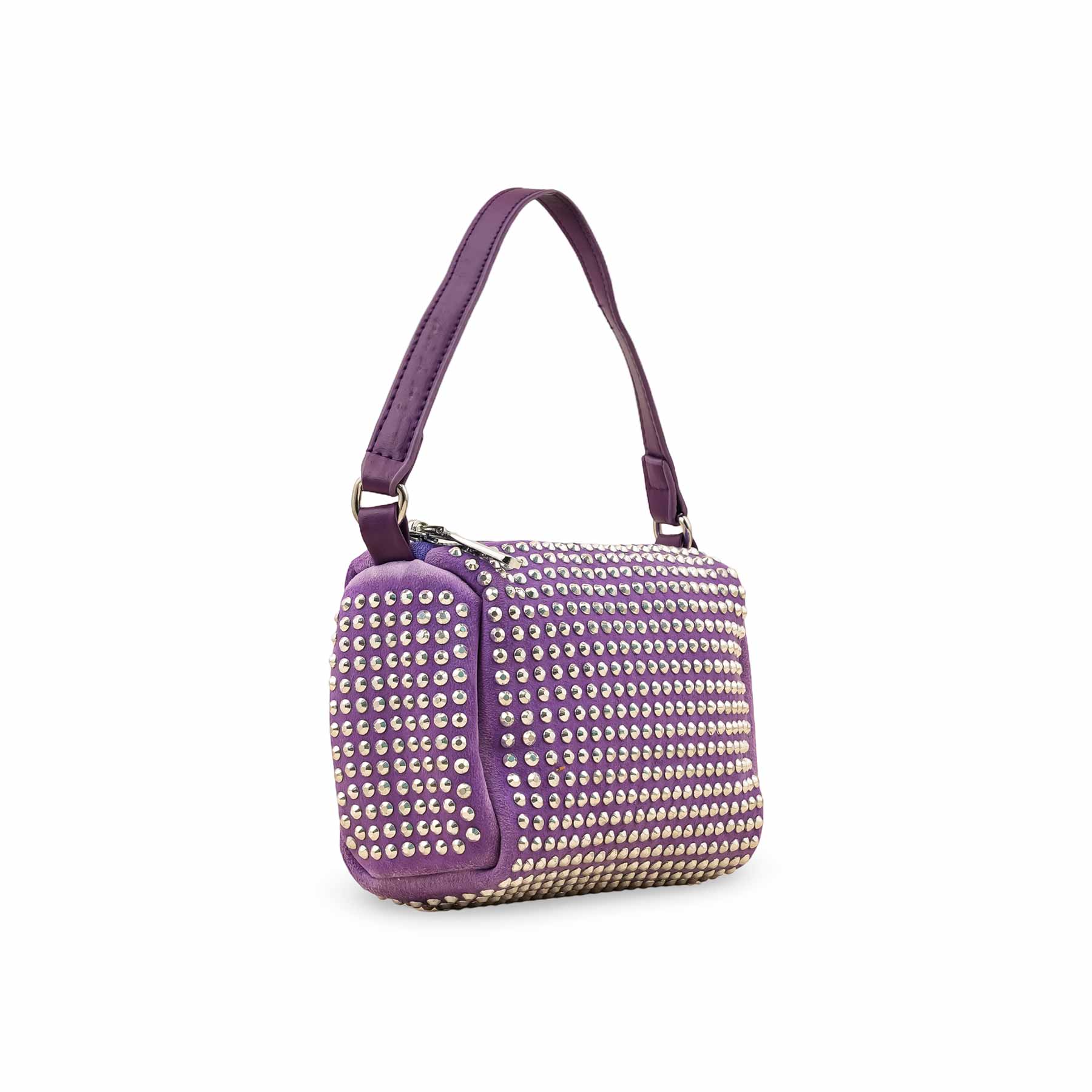 Purple Fancy Clutch P36324 - Image 3