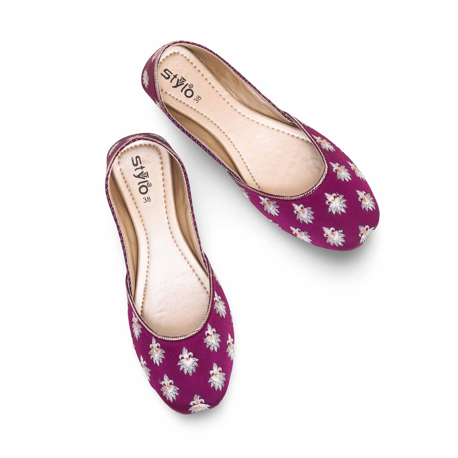 Purple Fancy Khussa EC8476 - Image 4