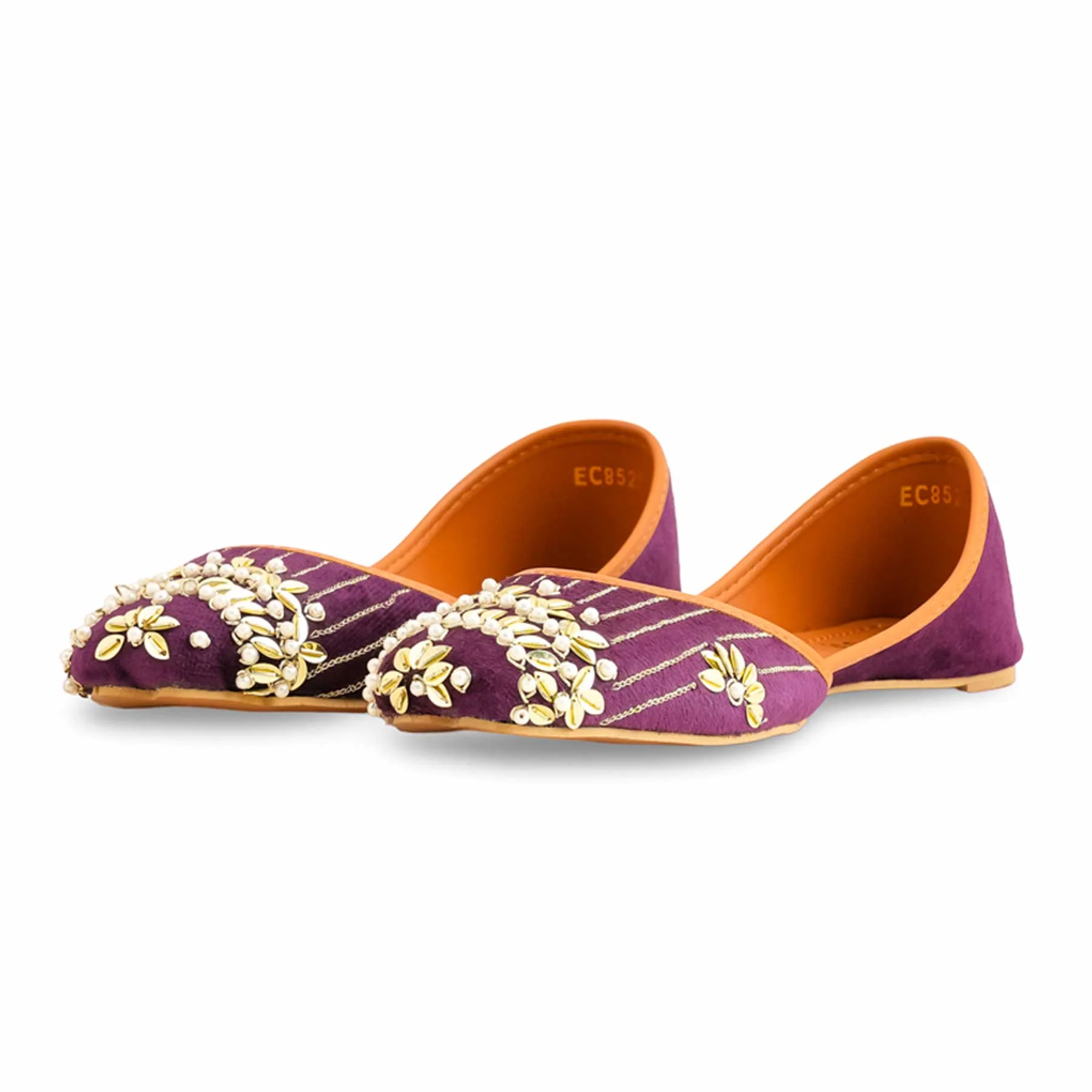 Purple Fancy Khussa EC8525 - Image 3