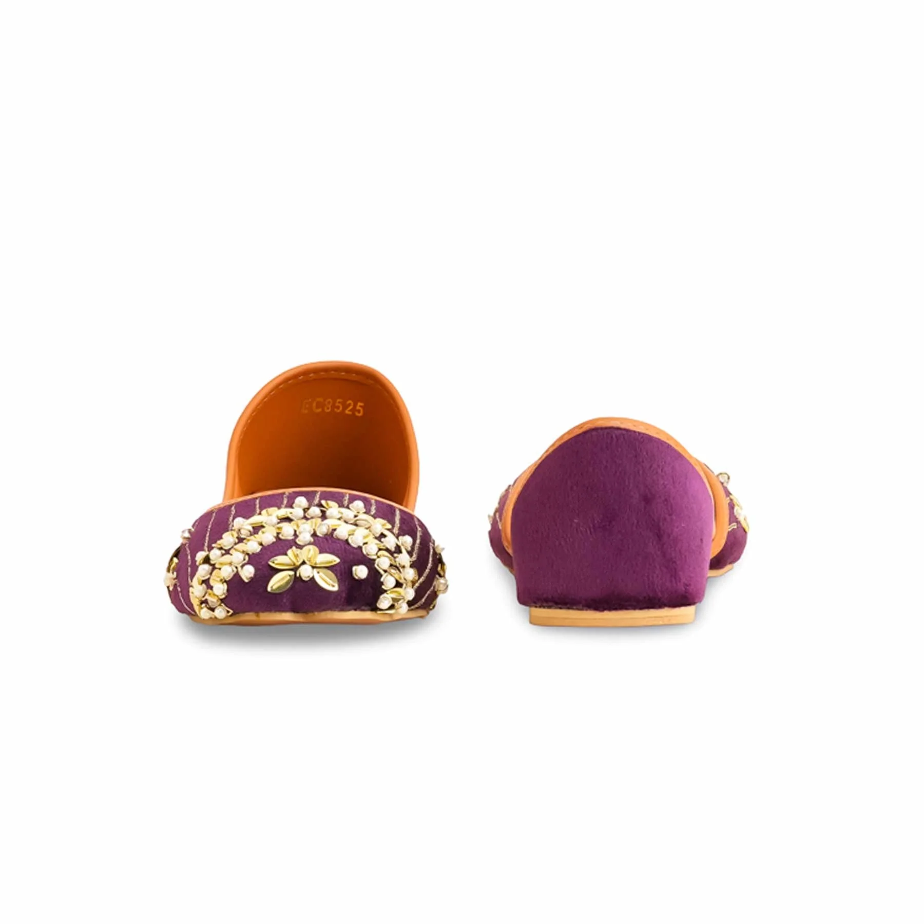 Purple Fancy Khussa EC8525 - Image 4
