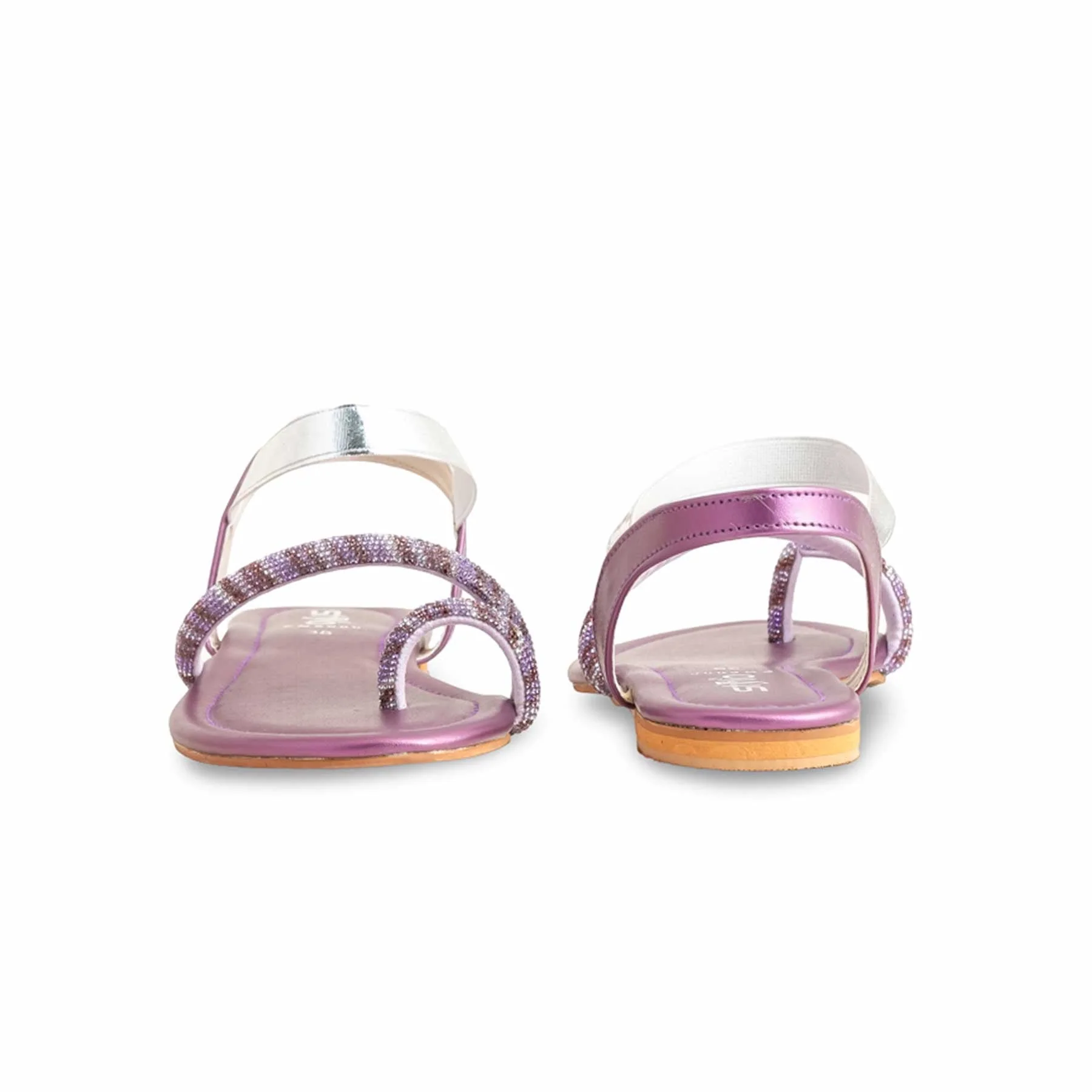 Purple Fancy Sandal FN6000 - Image 4