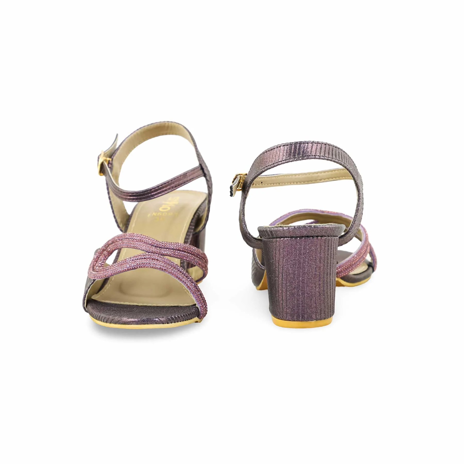 Purple Fancy Sandal FN6095 - Image 4