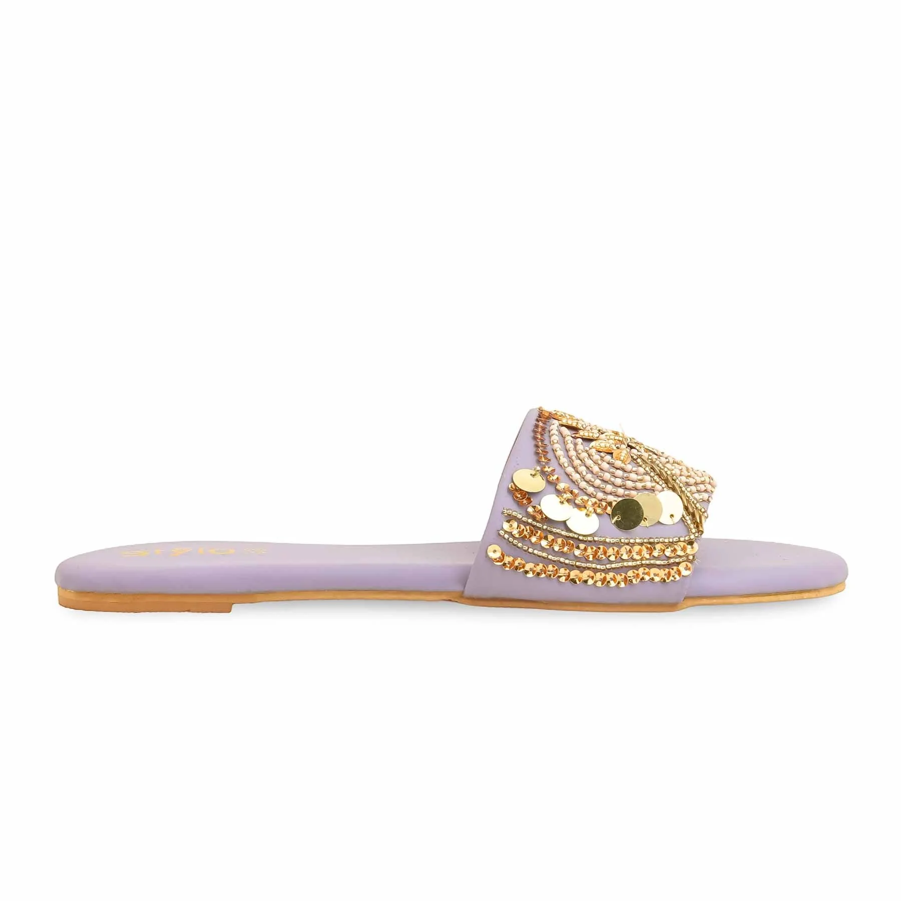 Purple Fancy Slipper EC0218 - Image 2